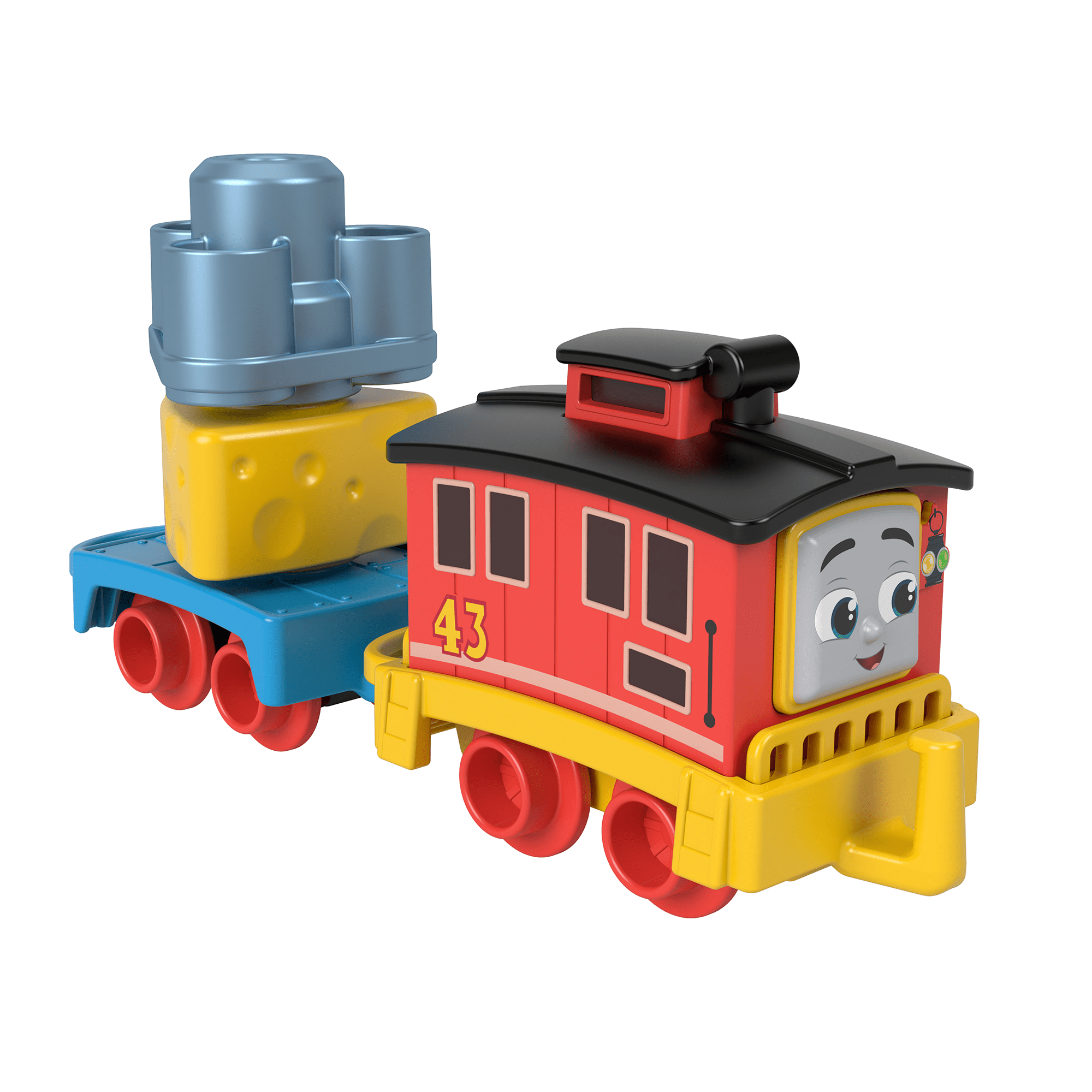 THOMAS & FRIENDS Tren Motorizado Percy Con Vagón Bruno – Vehículo De Juguete A Batería Para Preescolar +3 Años, Compatible Con Pistas (excepto Madera)
