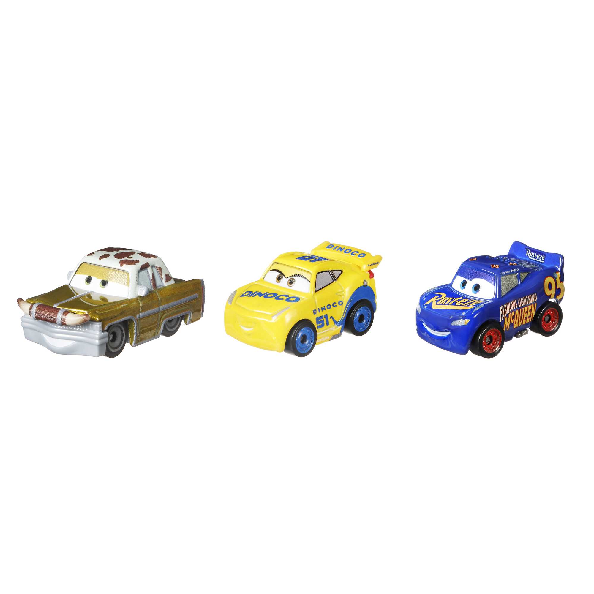 Disney and Pixar Cars 3 Pack Mini Racers MATTEL