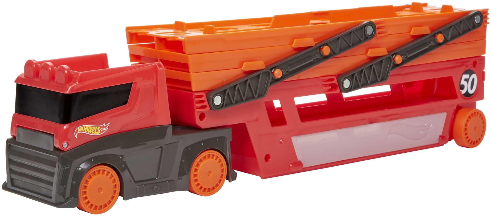 Hot Wheels MEGA Hauler Vehicle with 6 Expandable Levels Mattel