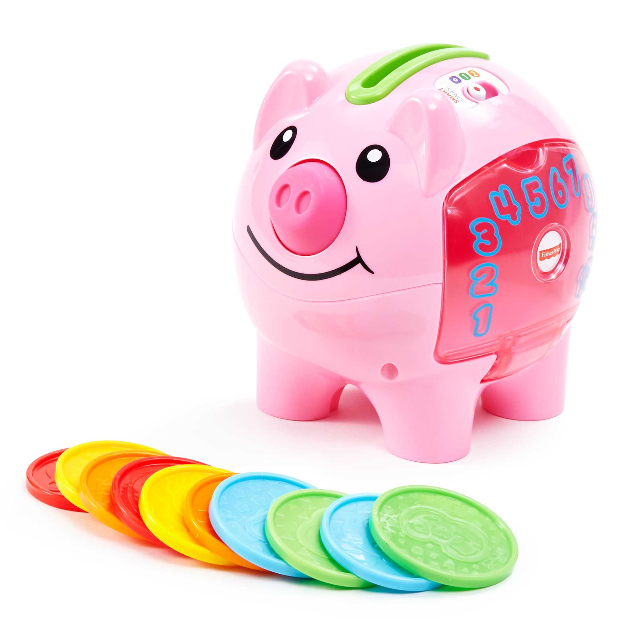 Fisher Price Laugh Learn Smart Stages Piggy Bank Baby Toddler Learning Toy