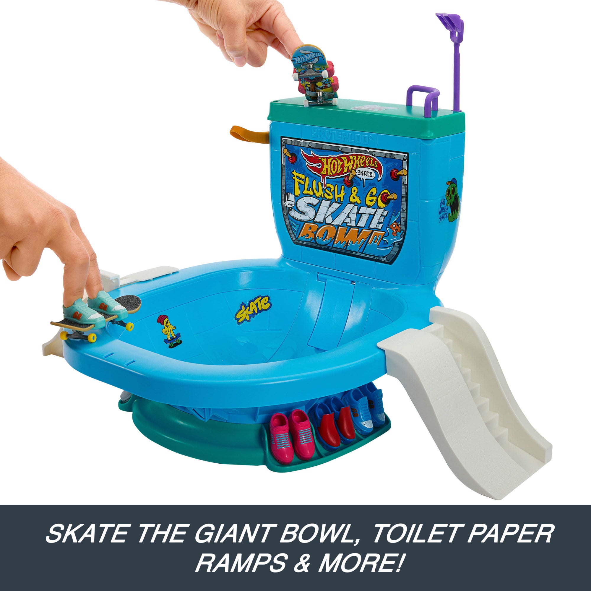 Toilet paper skeate board 限定品 新作 ヨーク 棚付きぺーパーホルダー 2連 （W-YOR2473）S塗装