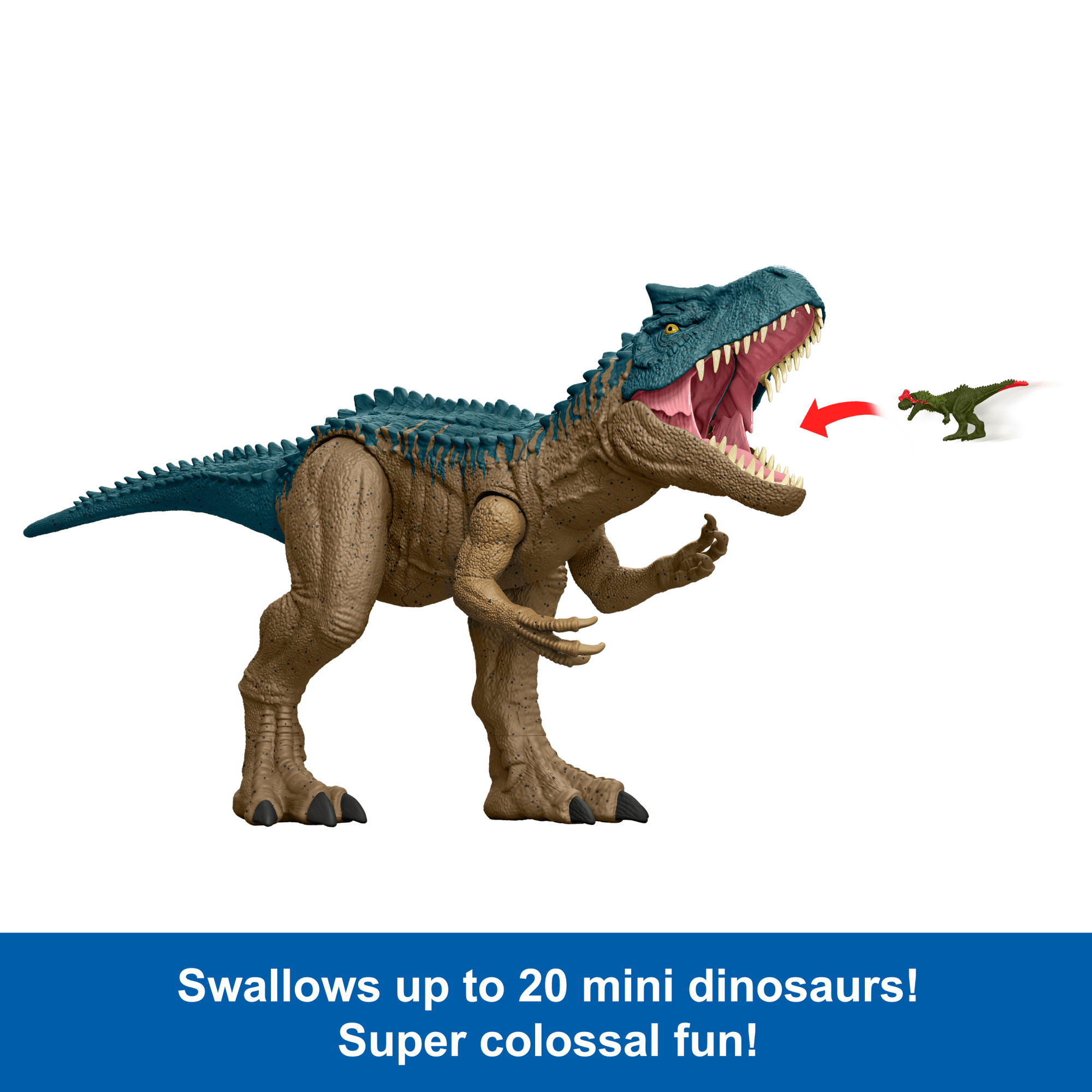 JURASSIC WORLD SUPER COLOSSAL ALLOSAURUS Mattel