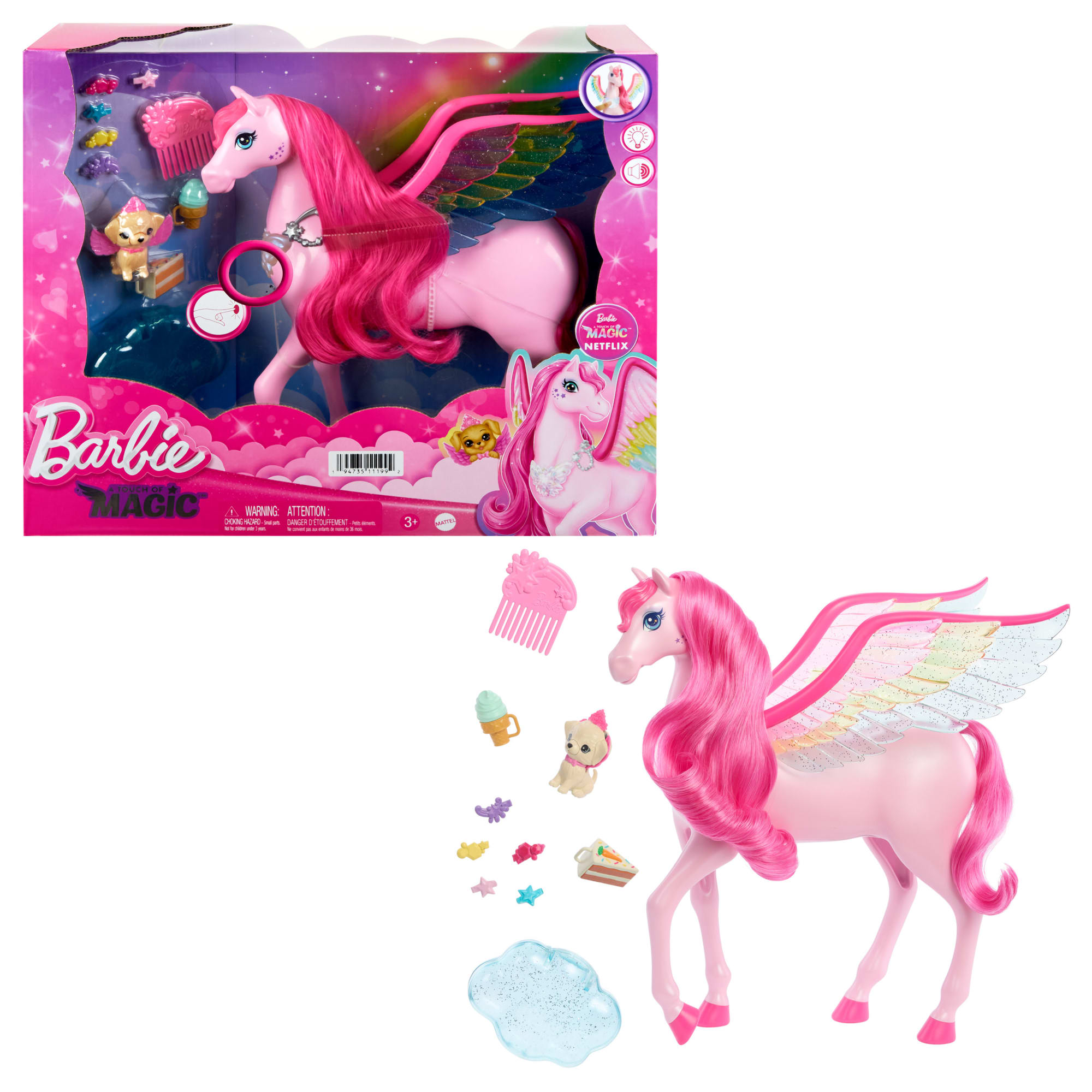 Barbie dreamtopia magic touch unicorn and doll new arrivals