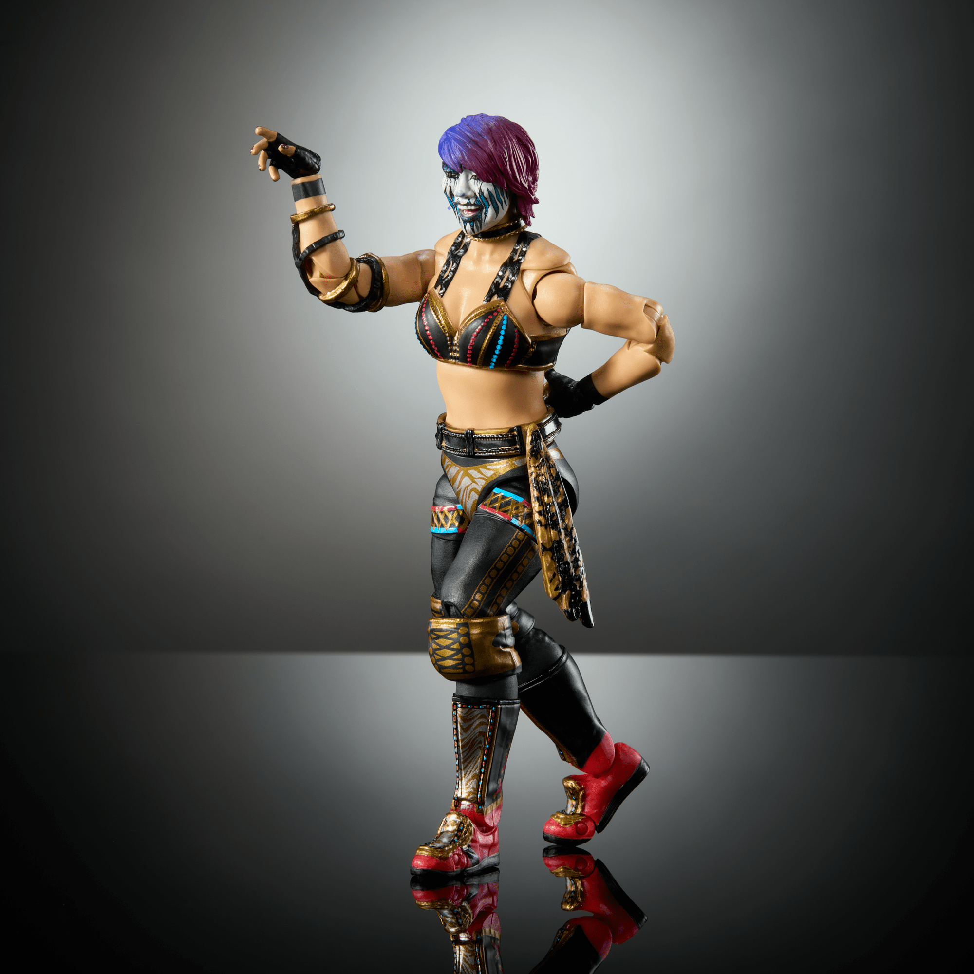 WWE Ultimate Edition Asuka Action Figure & Accessories Set, 6-inch Collectible, 30 Articulation Points WWE Ultimate Edition Asuka Action Figure & Accessories Set, 6-inch Collectible, 30 Articulation Points