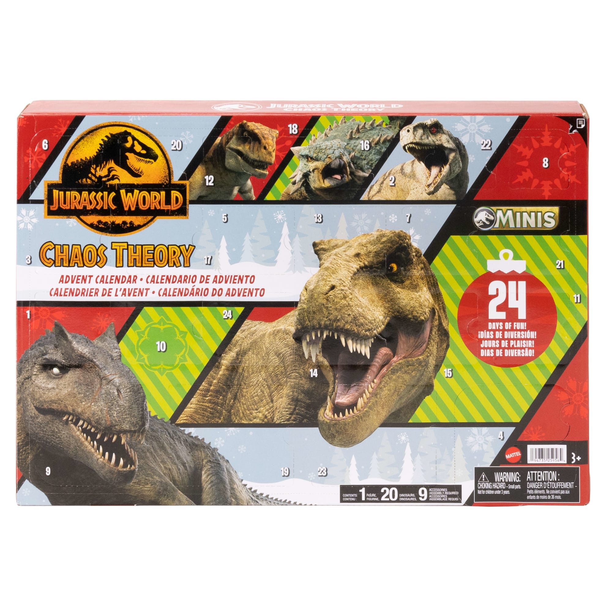 JURASSIC WORLD MINIS Advent Calendar Mattel