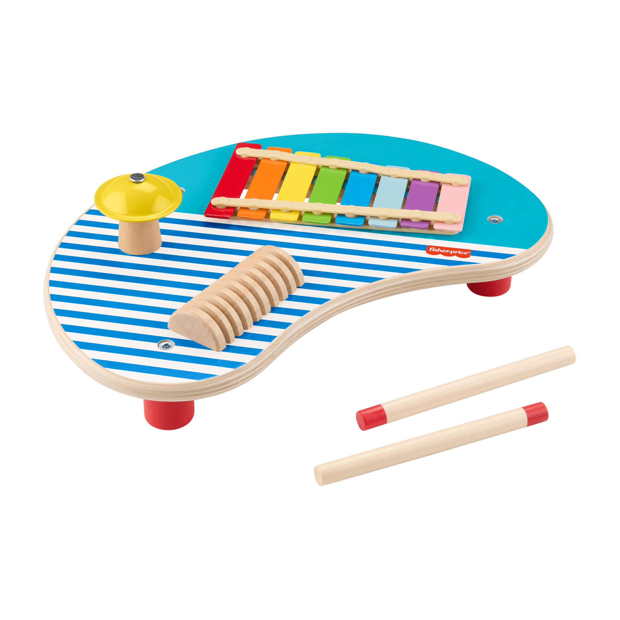 Fisher Price Wooden Music Table Mattel
