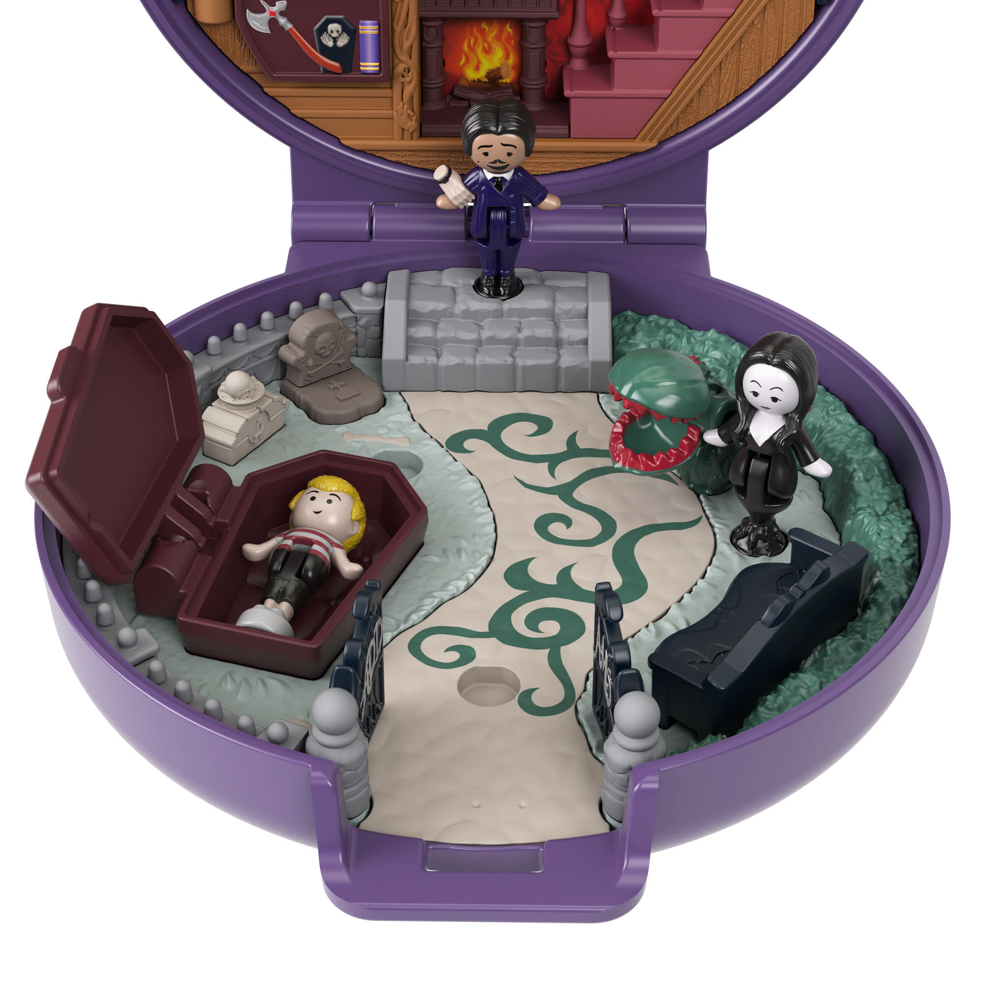Polly Pocket Set de Colección Addams Family Collector Compact