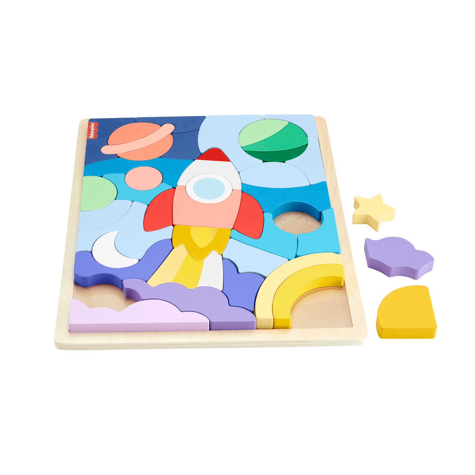 Fisher price wooden puzzles sales