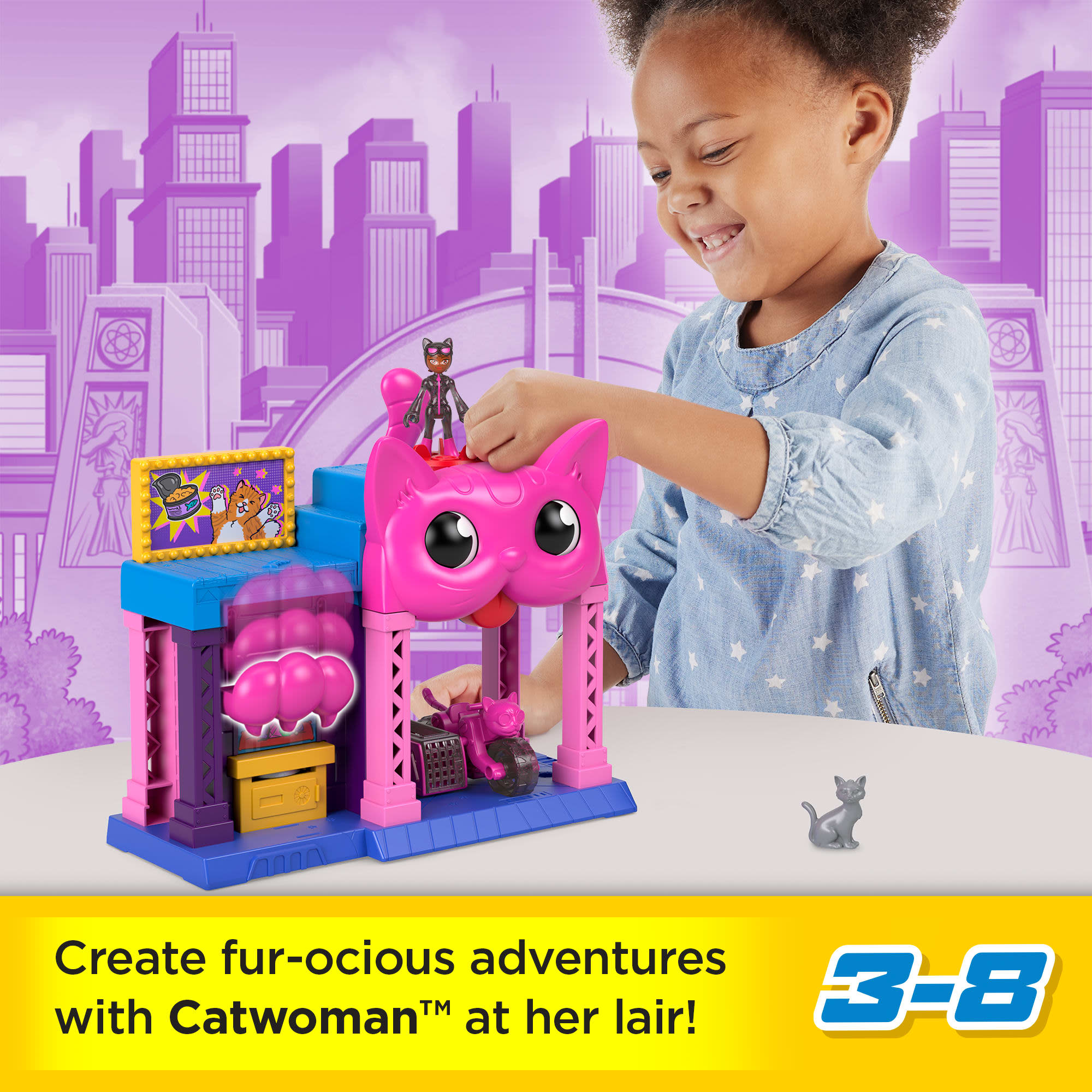 Imaginext DC Super Friends Catwoman Playhouse Mattel