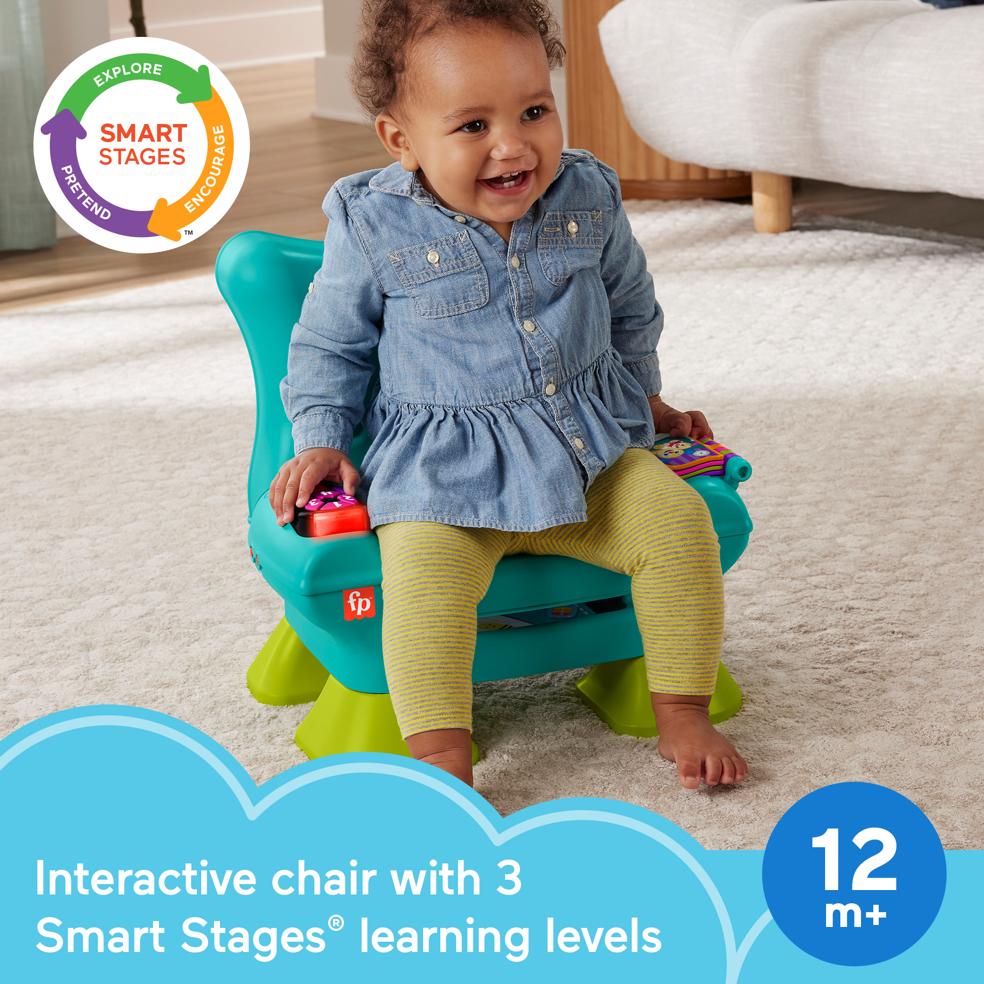 Fisher Price Laugh Learn Smart Stages Chair Mattel