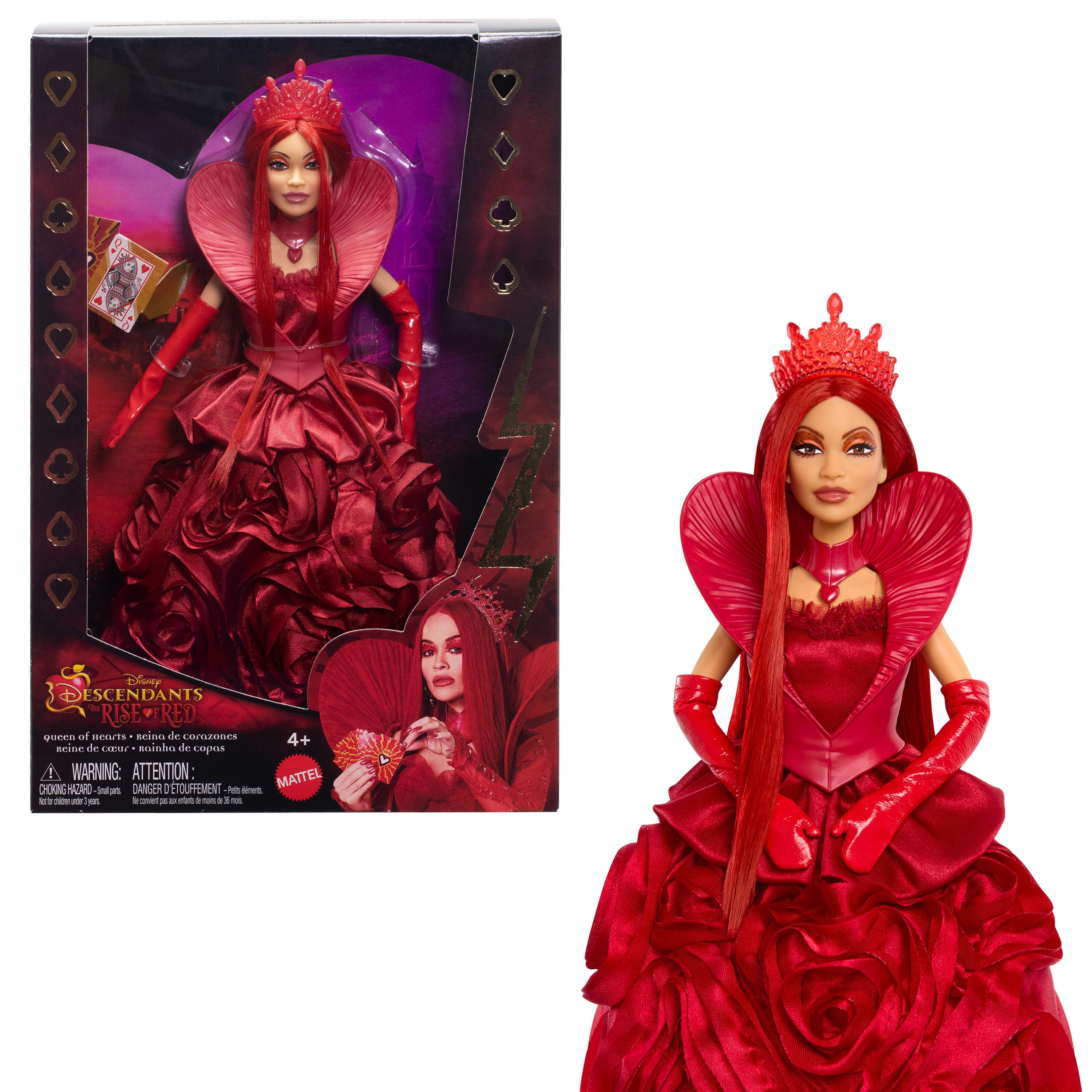 descendants spielzeug Disney Descendants: The Rise of Red Queen of Hearts Fashion Doll | Mattel
