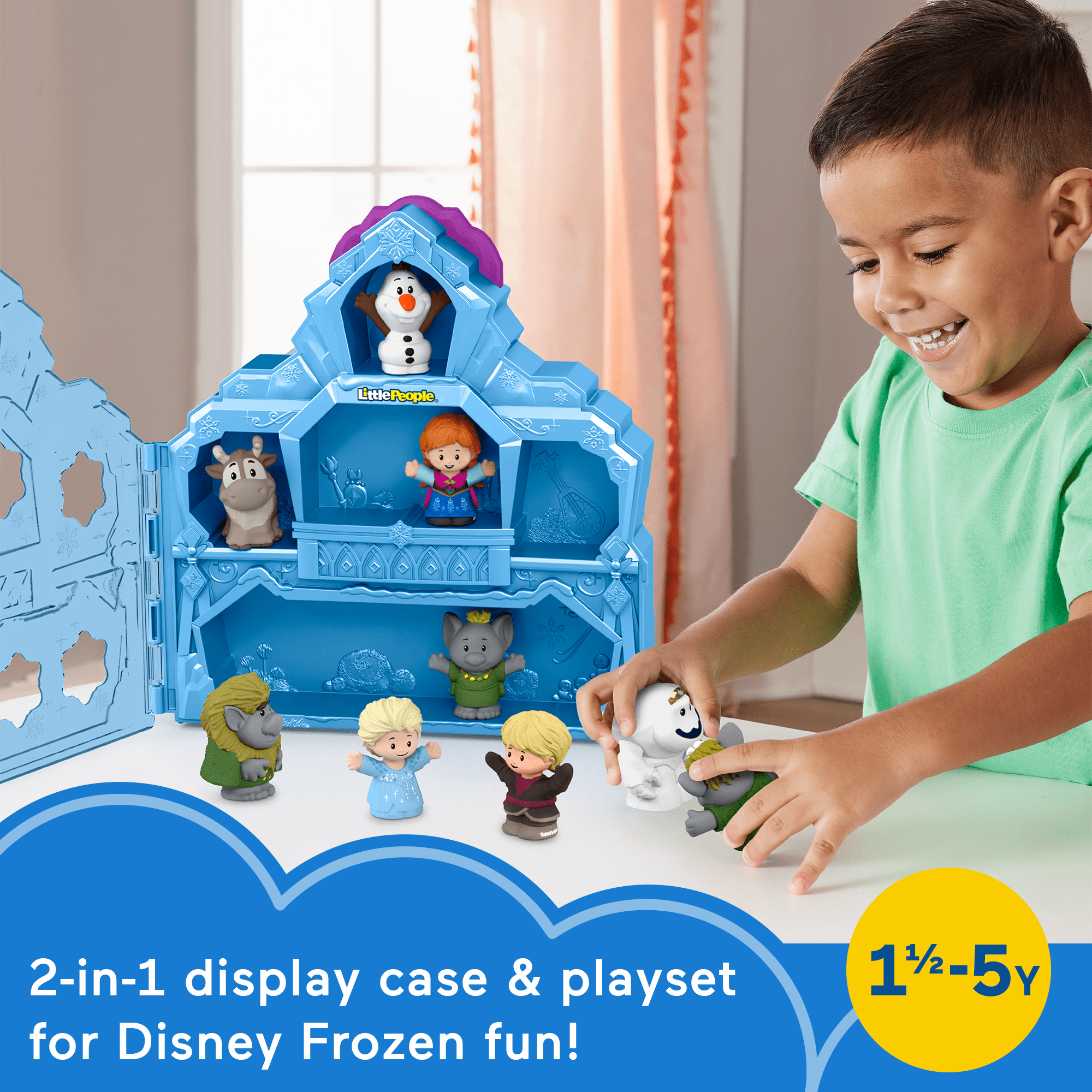 Disney Frozen Carry Along Castle Case by Little People Mattel