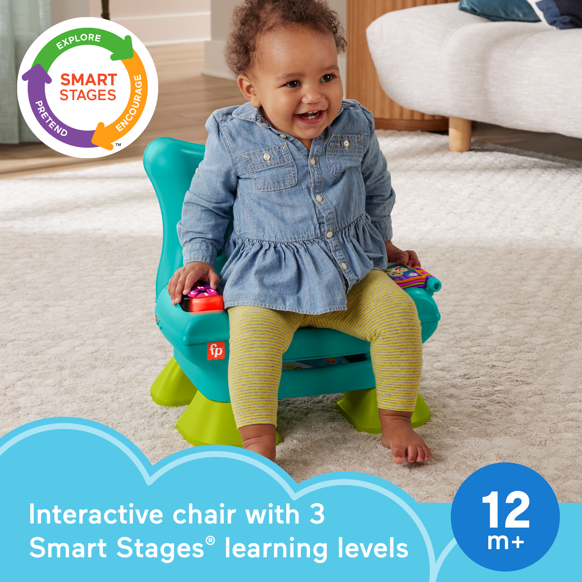 Fisher Price Laugh Learn Smart Stages Chair Mattel