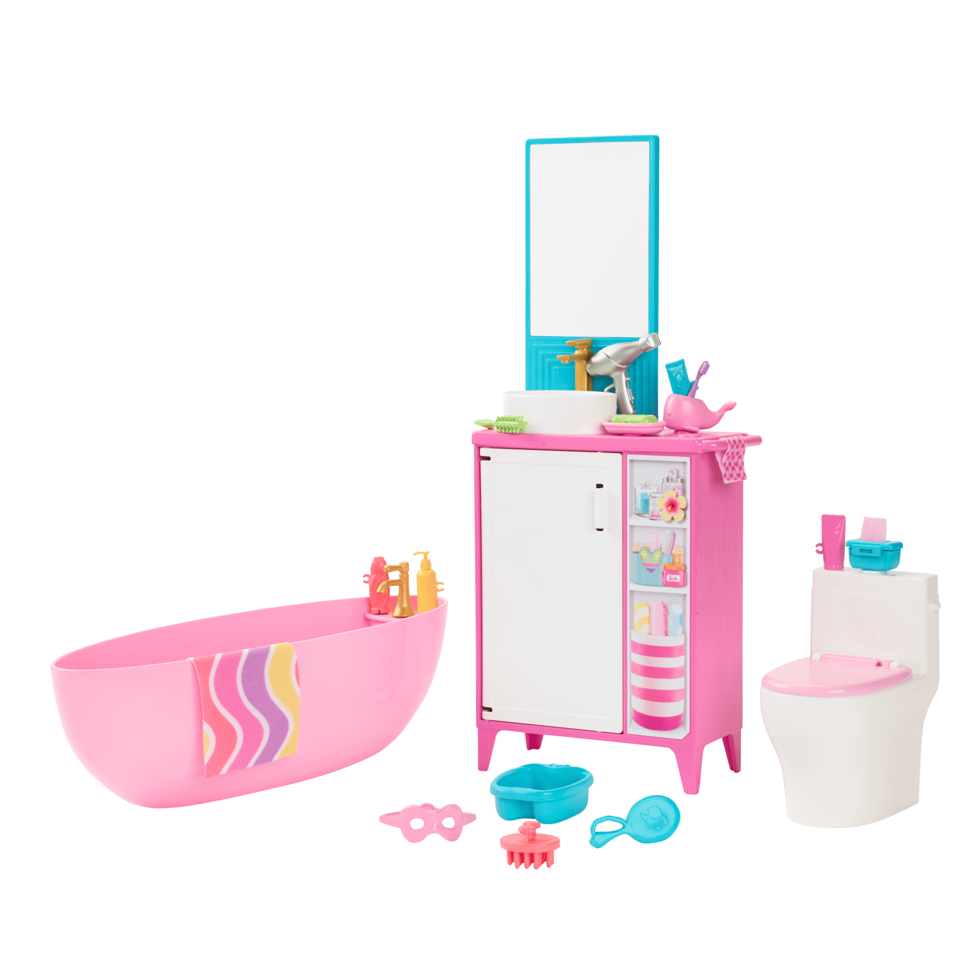 Barbie bathroom set uk shop
