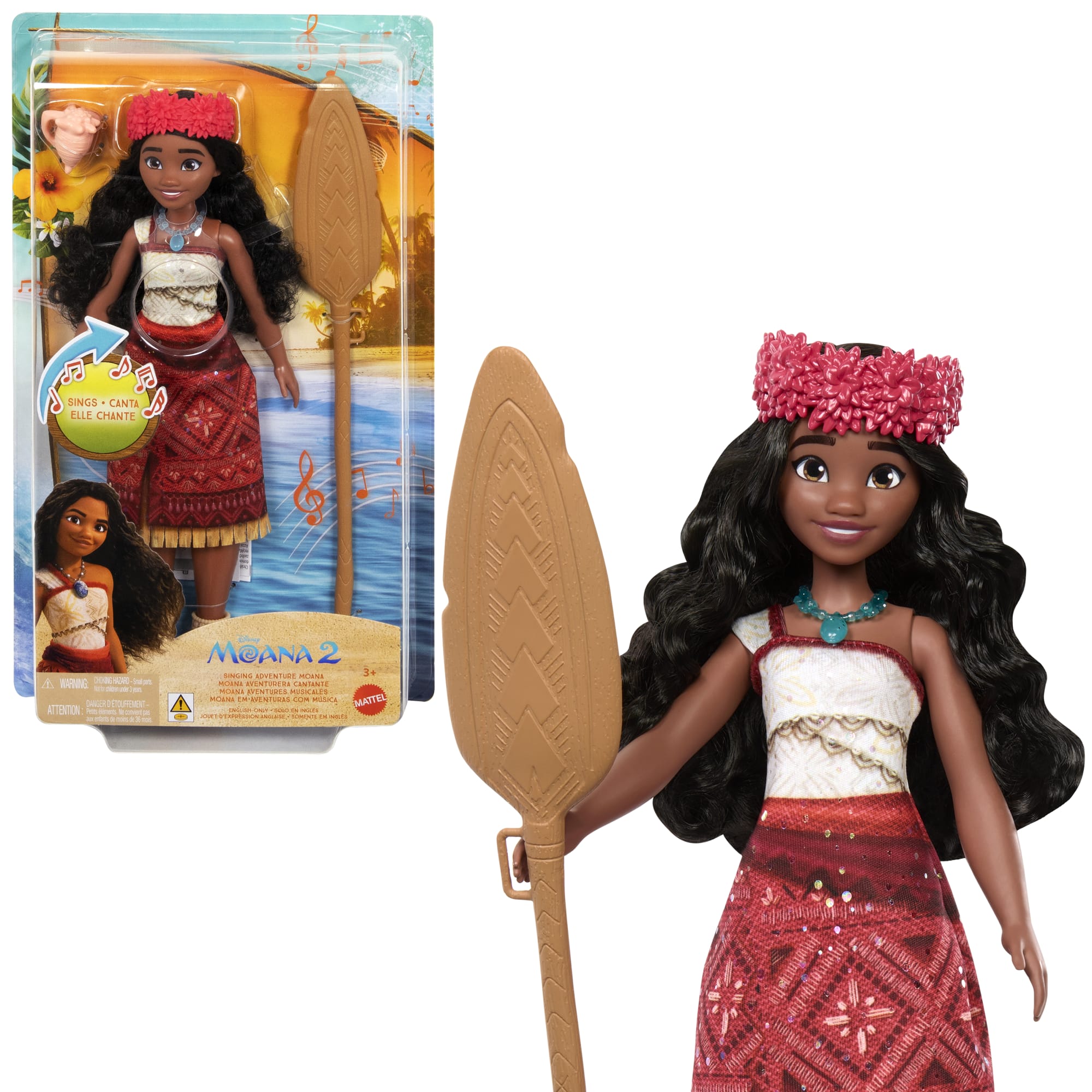 Singing Adventure Moana Mattel