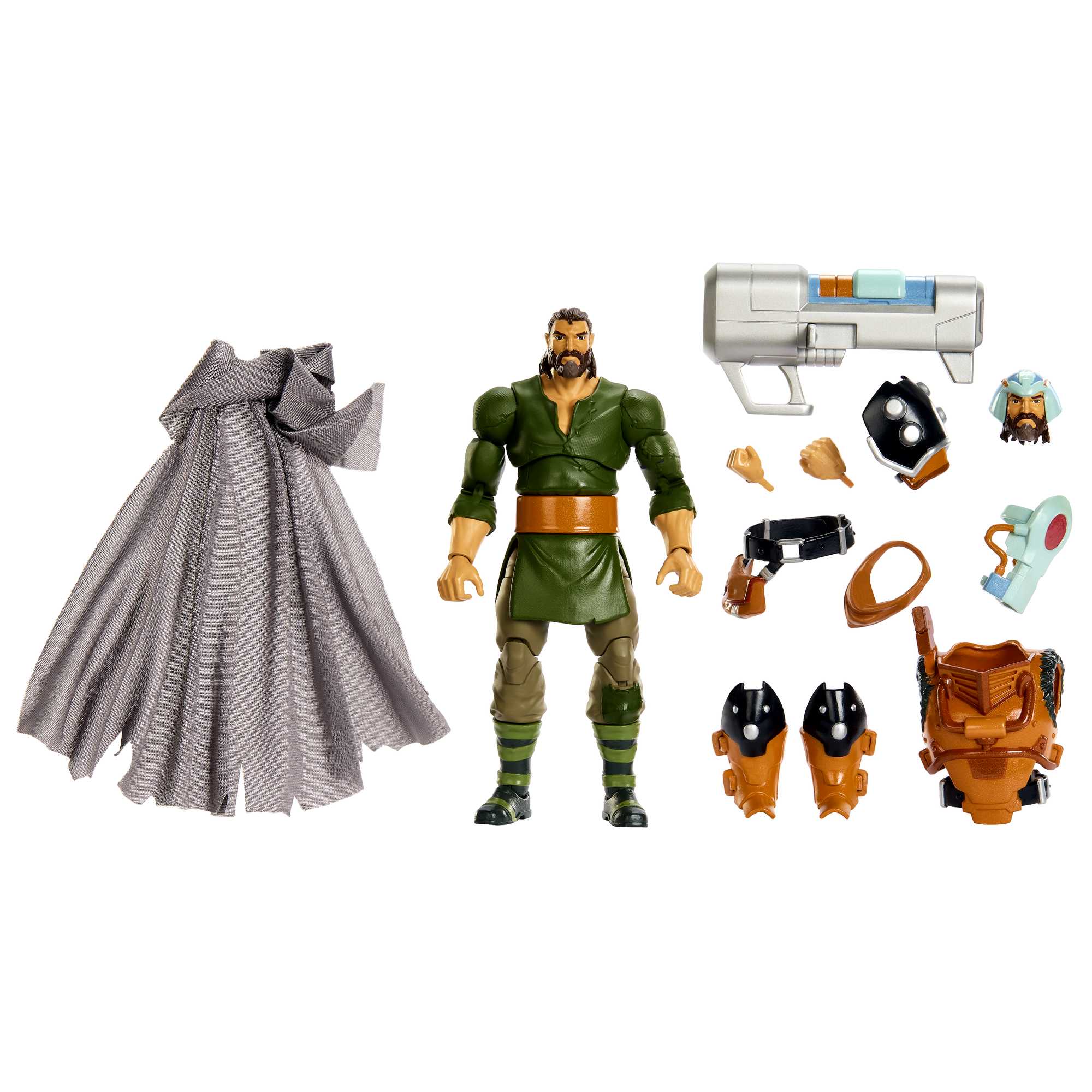Masters of the Universe Masterverse Figura de Ação Deluxe Duncan de 7" com articulações