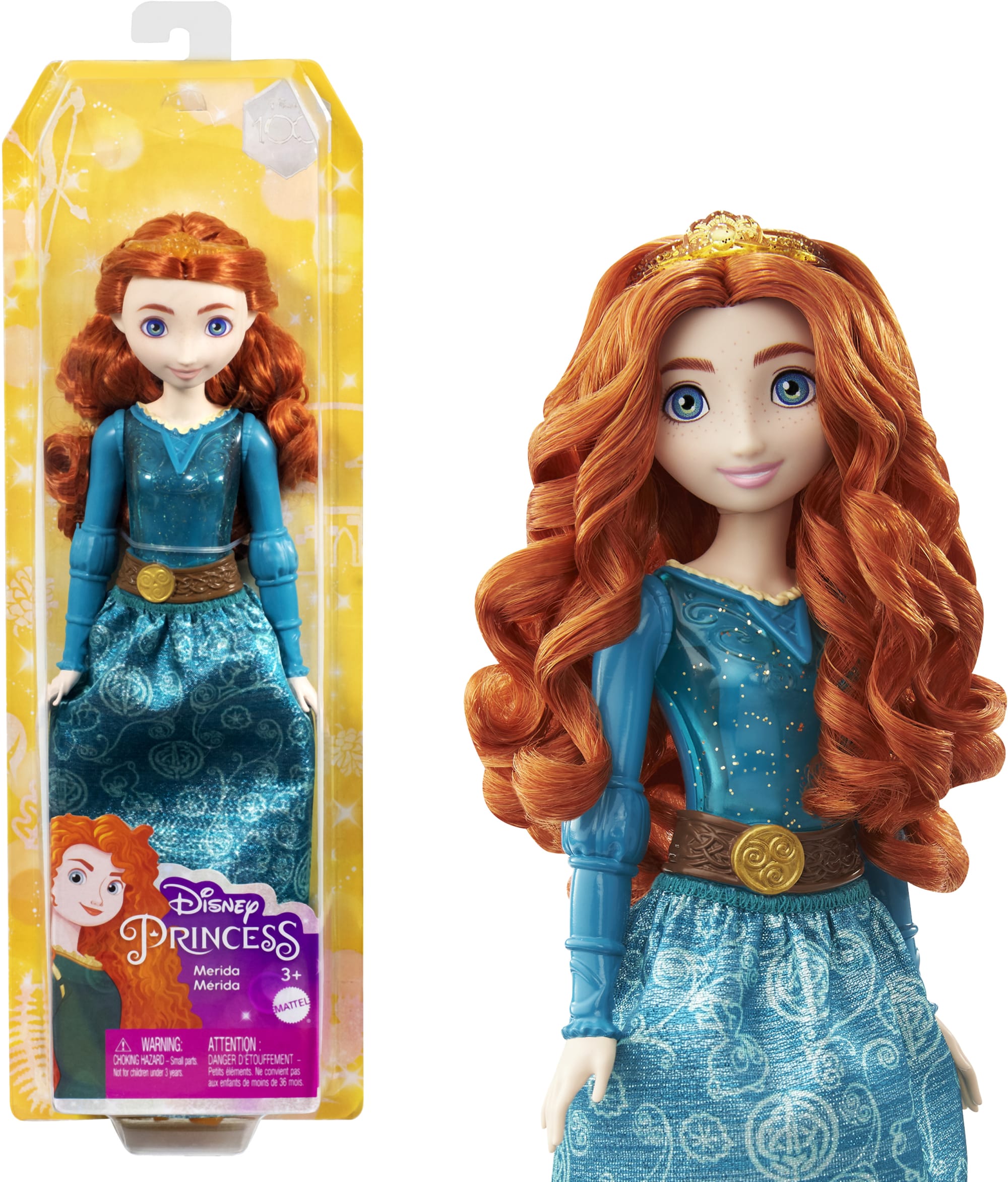 Disney-Princesses Disney-Merida-Poupée, Habillage et Accessoires