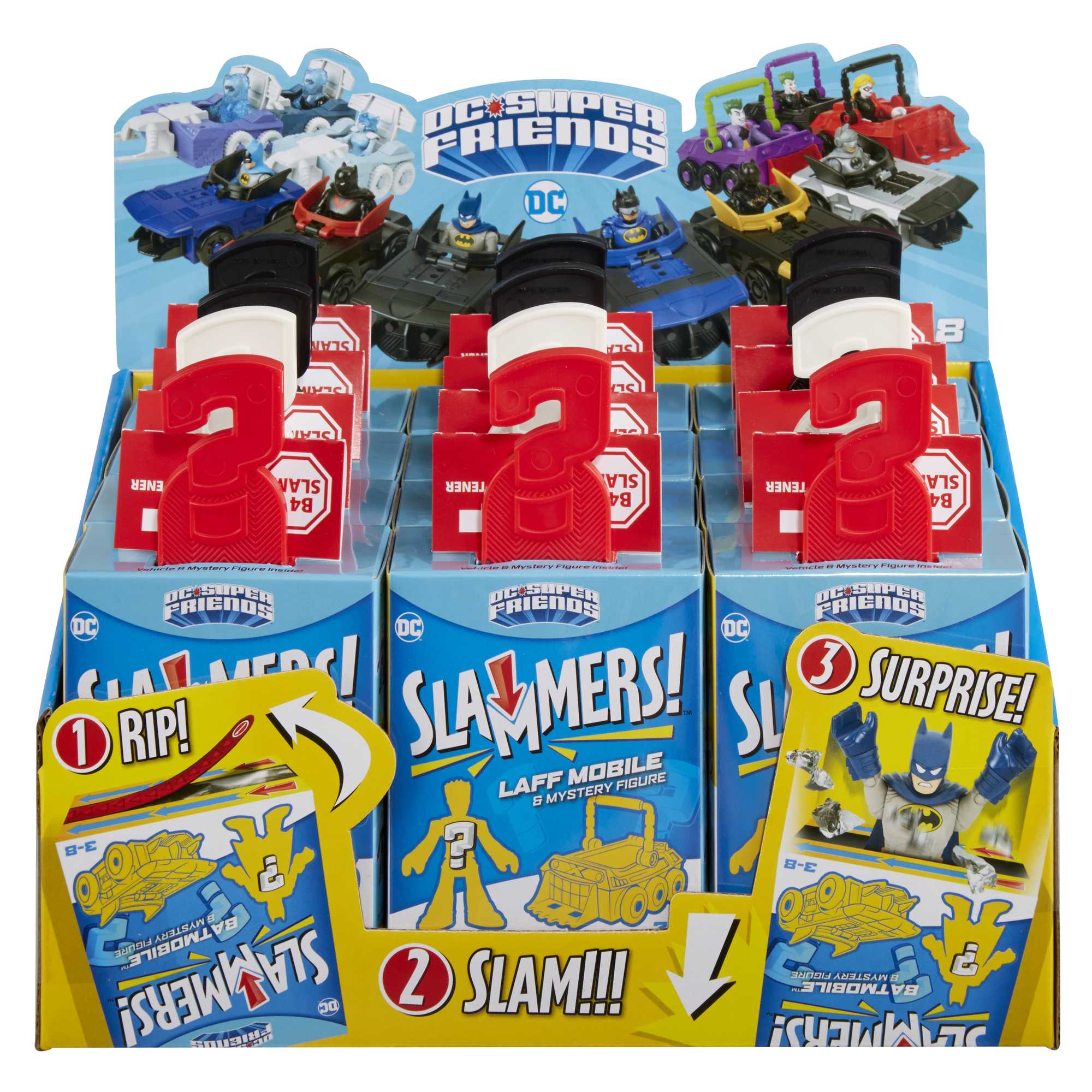Imaginext DC Super Friends Slammers Vehicle & Mystery Figure Sets