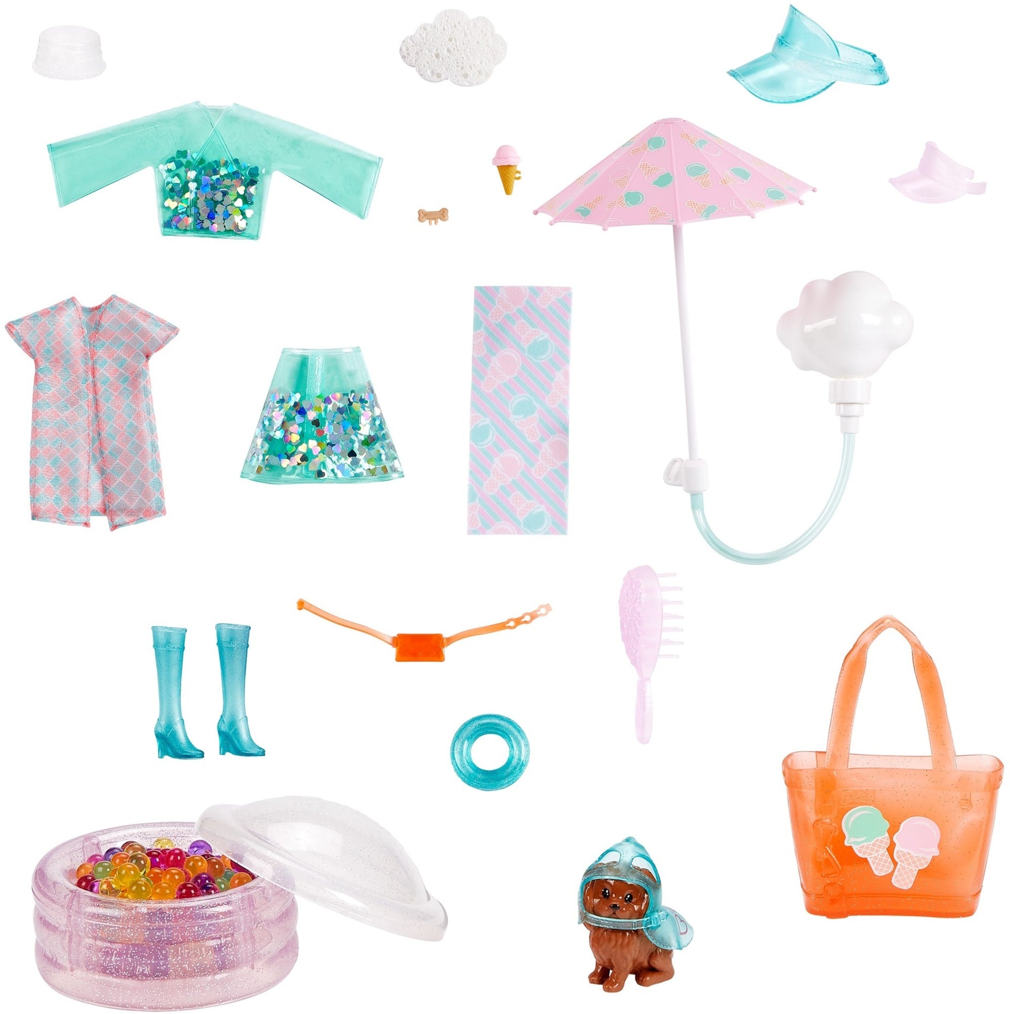 Barbie Color Reveal Doll, Sunshine And Sprinkles Series With 7 Surpises, Color-Change Transformation