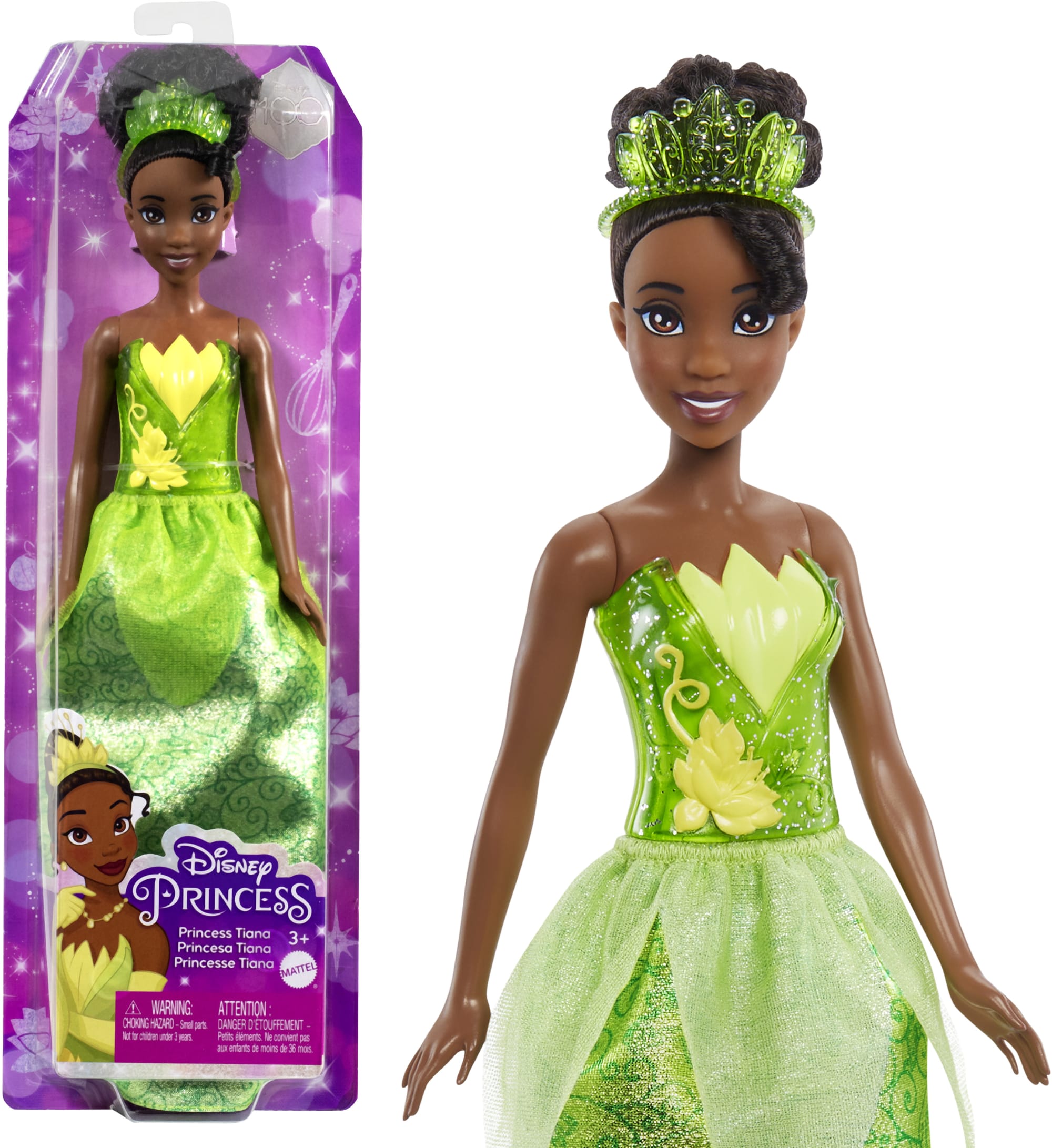Disney-Princesses Disney-Tiana-Poupée, Habillage et Accessoires