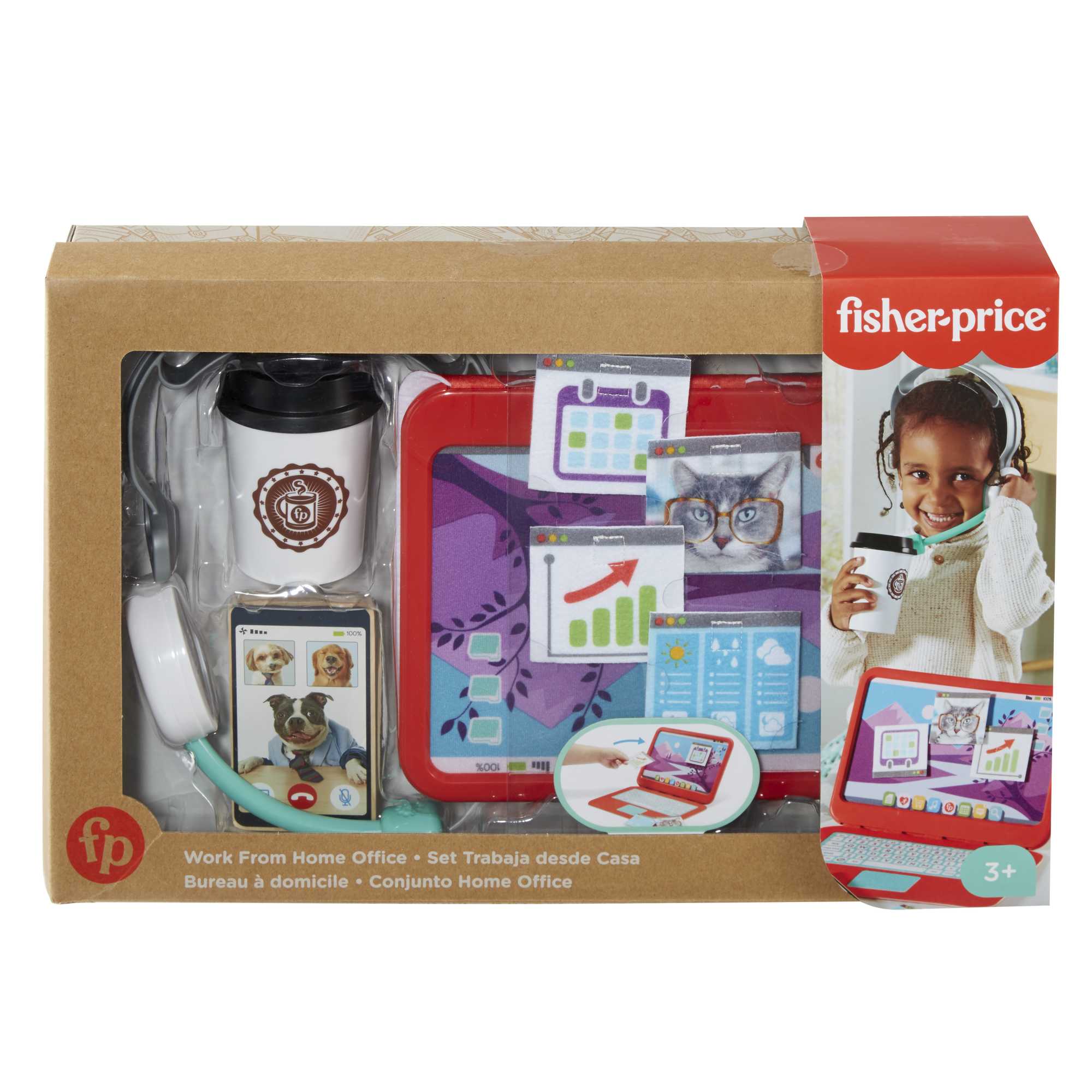 Fisher-Price My Home Office, Pretend Laptop Play Set