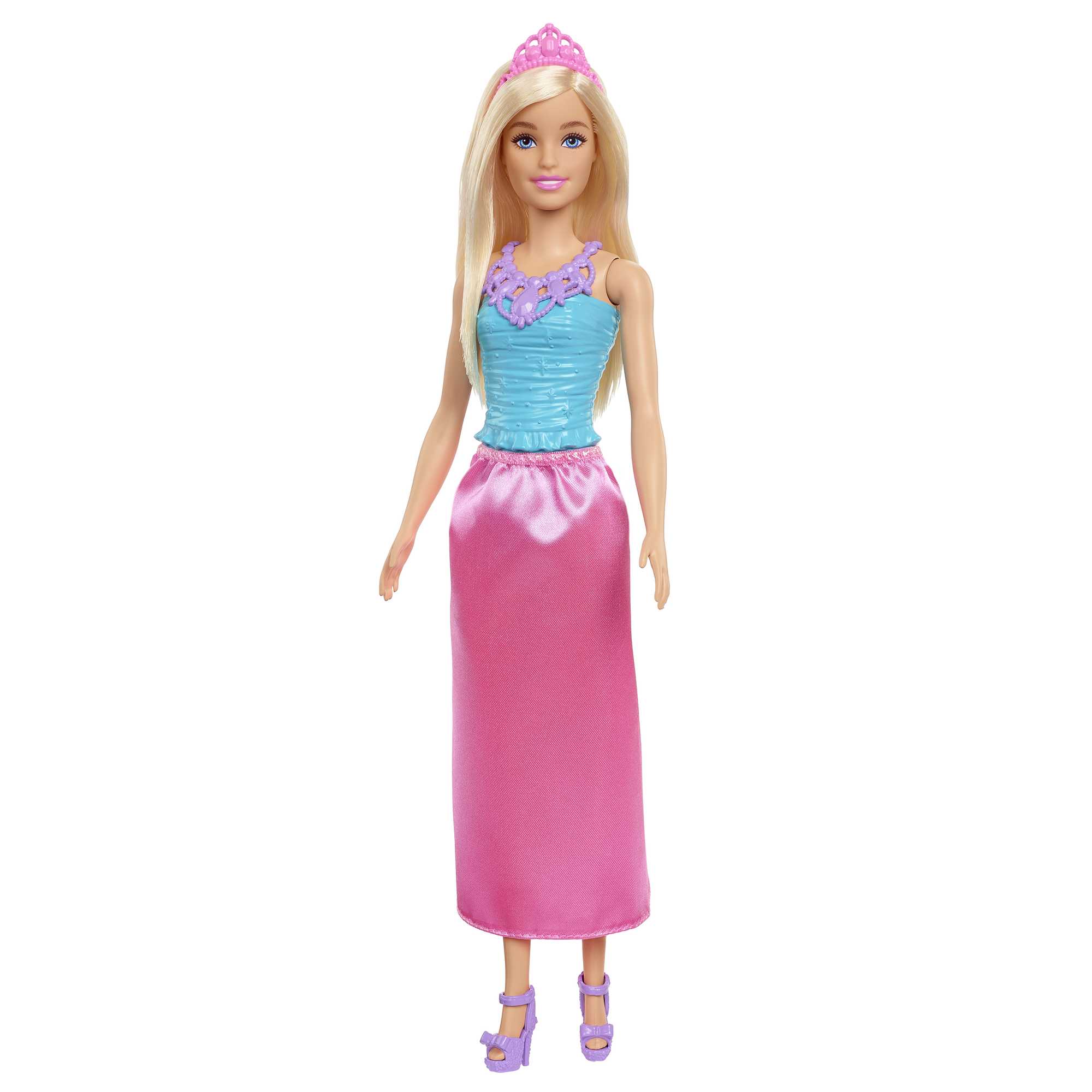 Barbie Fantasía Muñeca Real Vestido Azul y Rosa