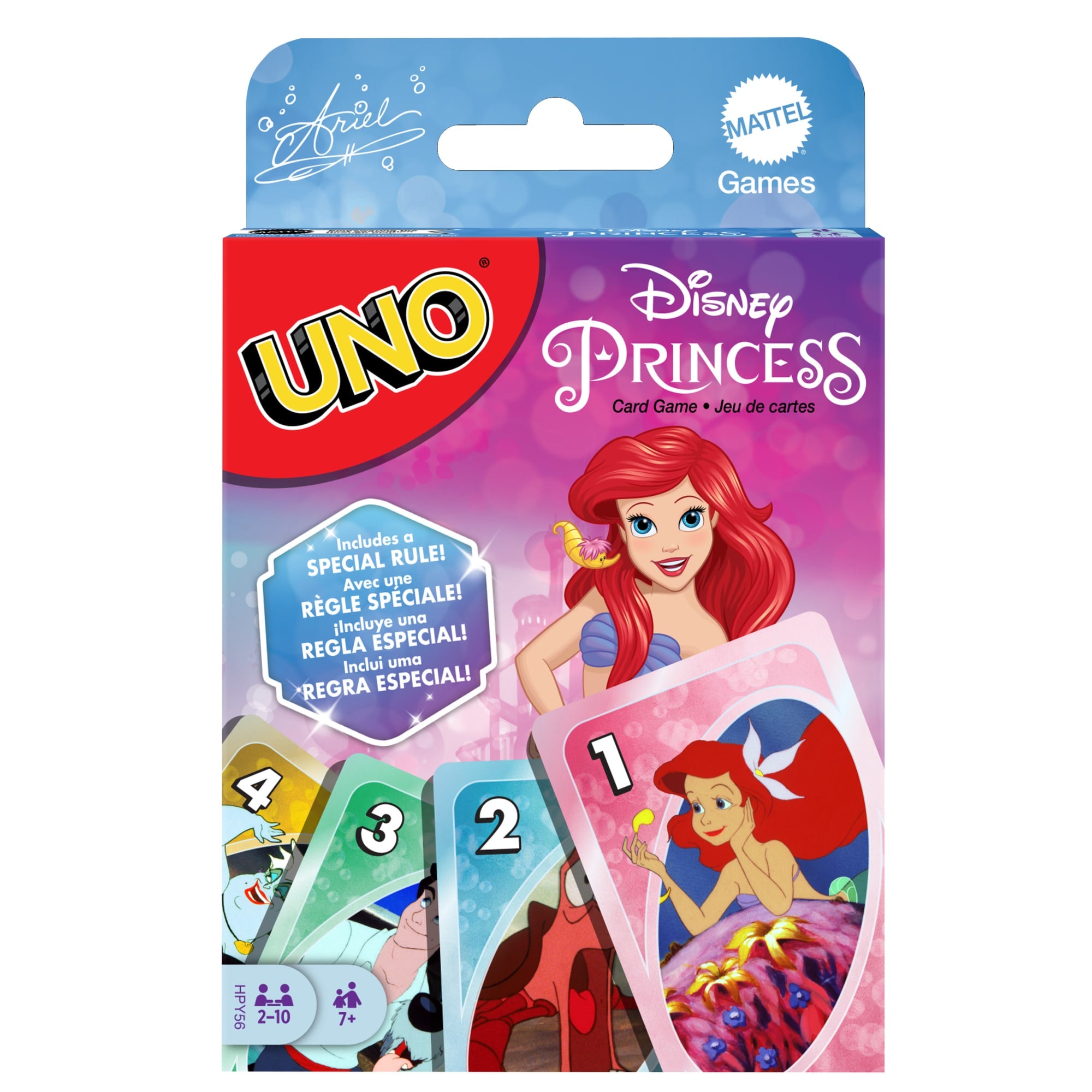 UNO Disney Princess Ariel Card Game
