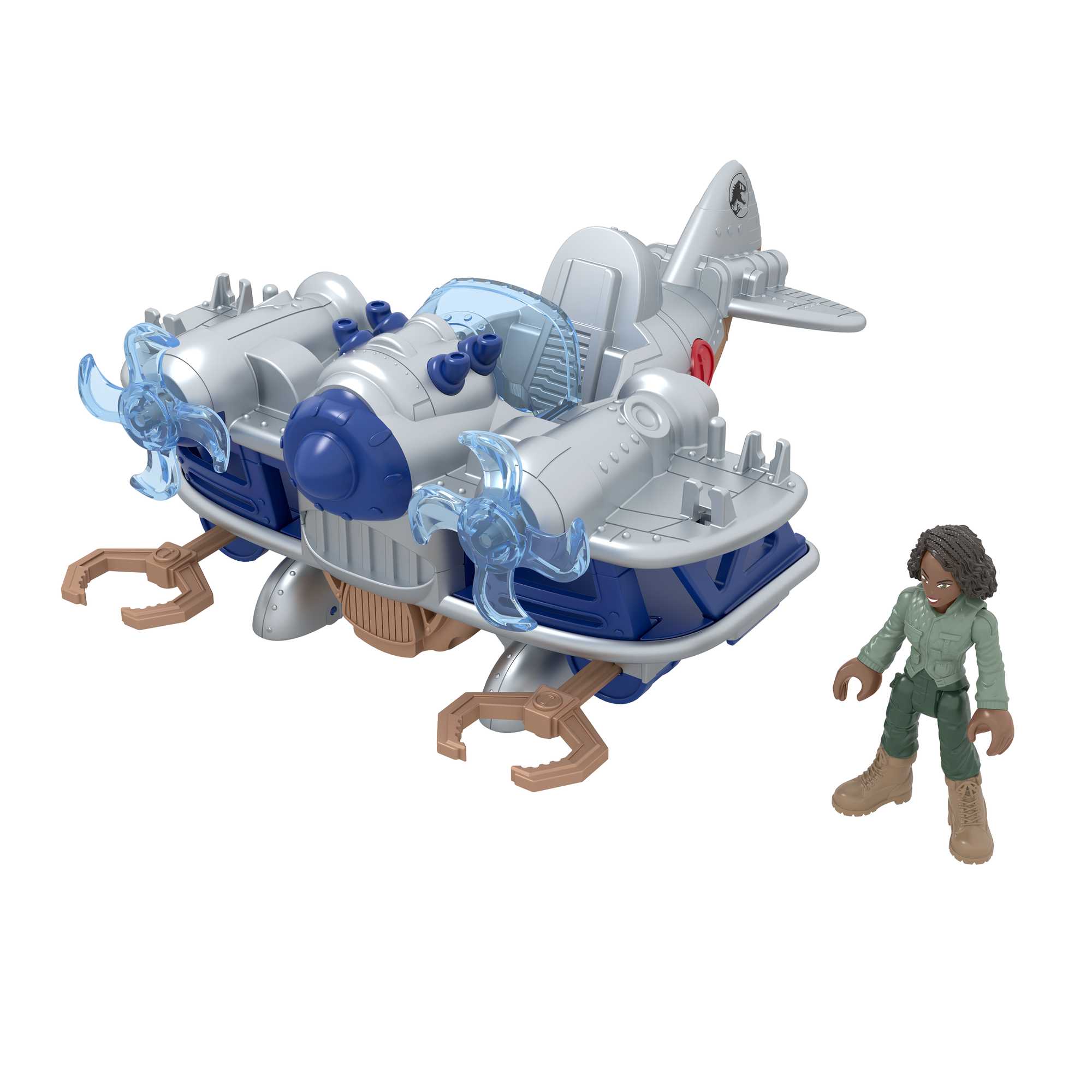 Imaginext Jurassic World Dinosaurio de Juguete Air Tracker™ Kayla & Plane
