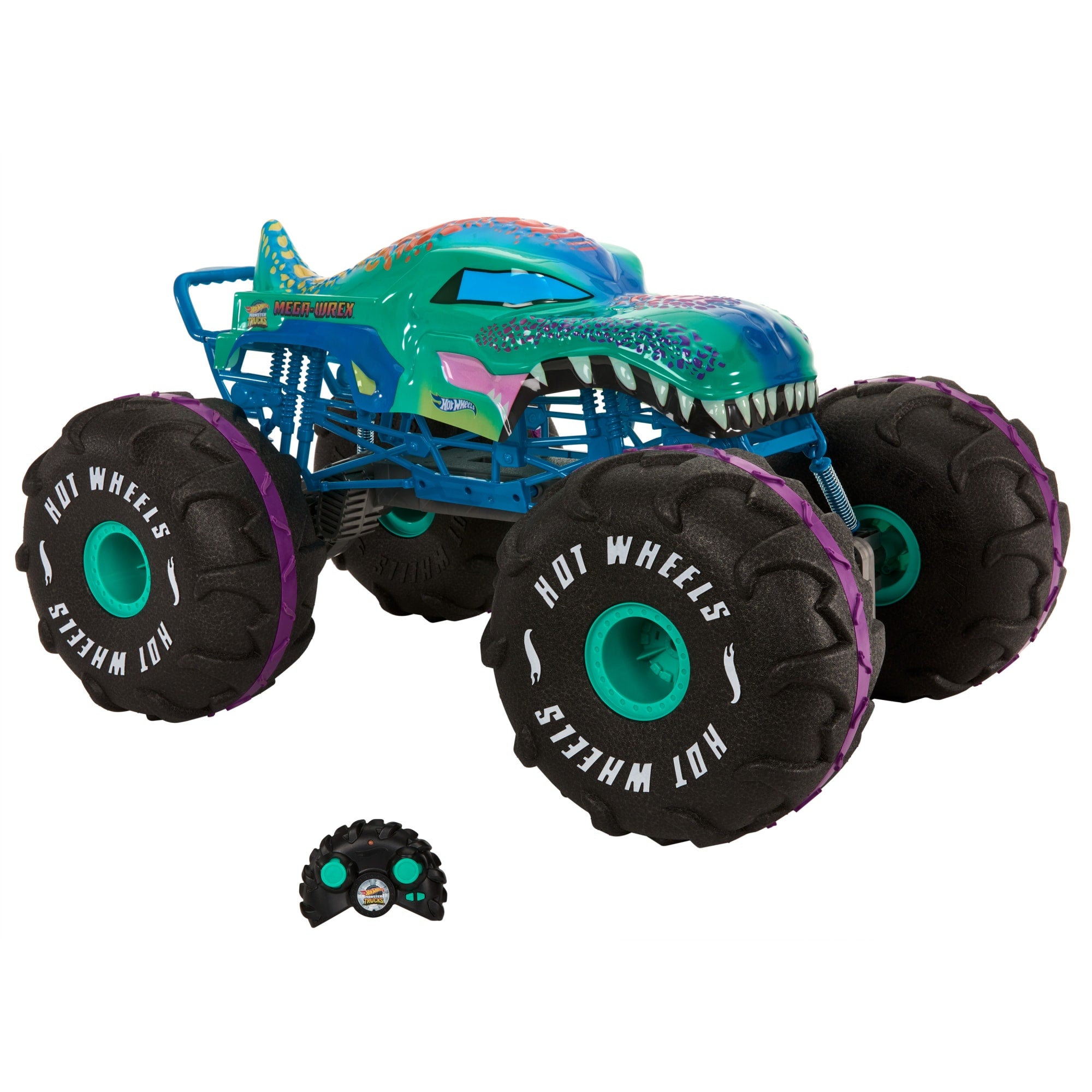 Hot Wheels Monster Trucks RC Battery-Powered 1:6th Scale Mega-Wrex | Mattel