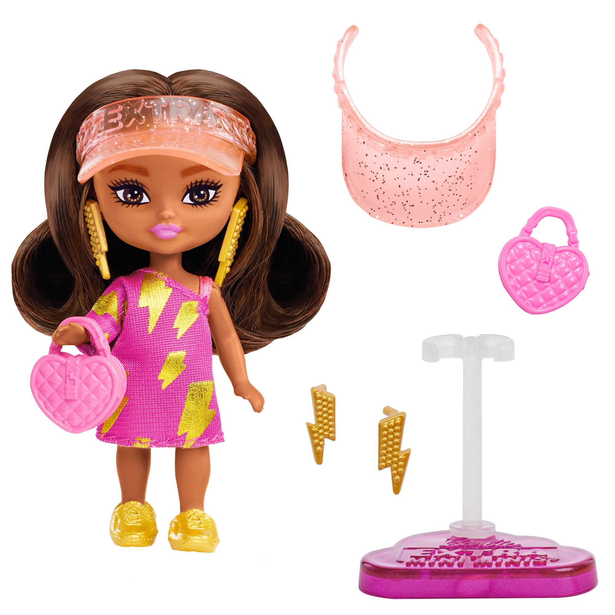 Barbie Extra Mini Minis Boneca Vestido com Raios