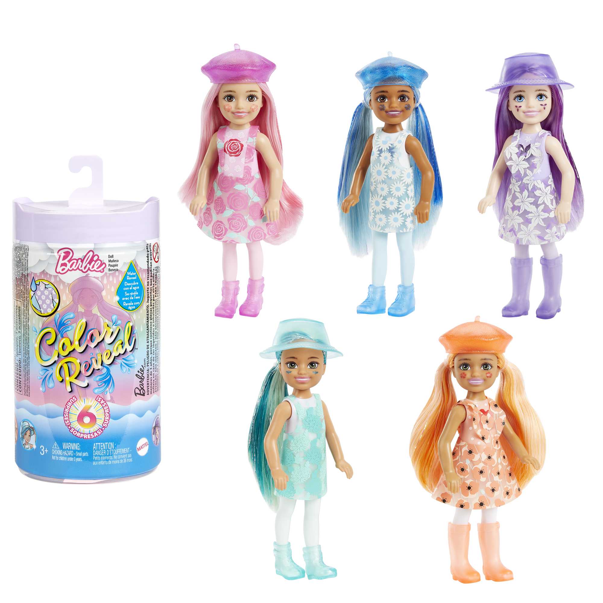 Boneca Barbie Color Reveal Mattel - HLF83