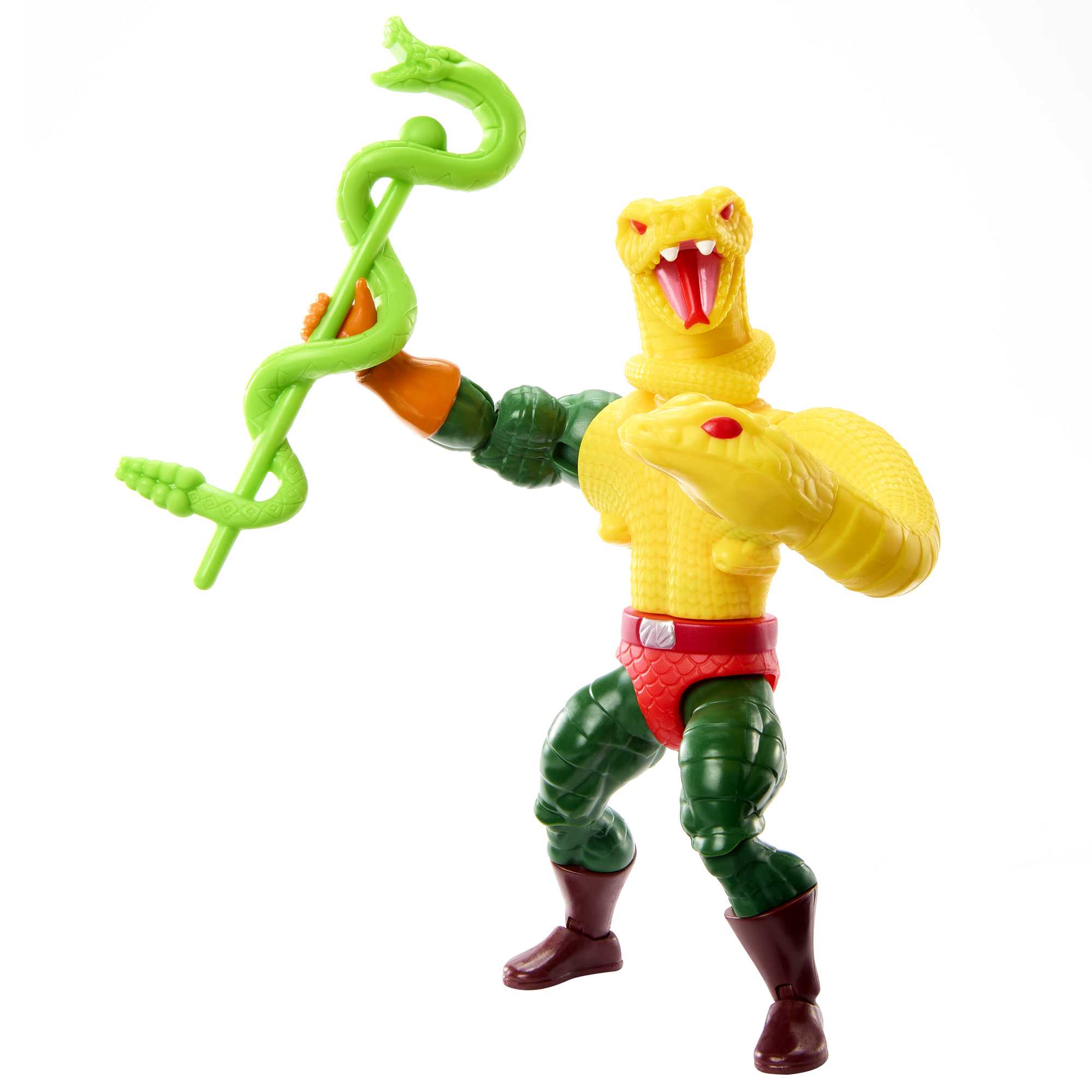 Masters of the Universe Origins Figura de Ação Deluxe King Hiss 5.5" com acessórios