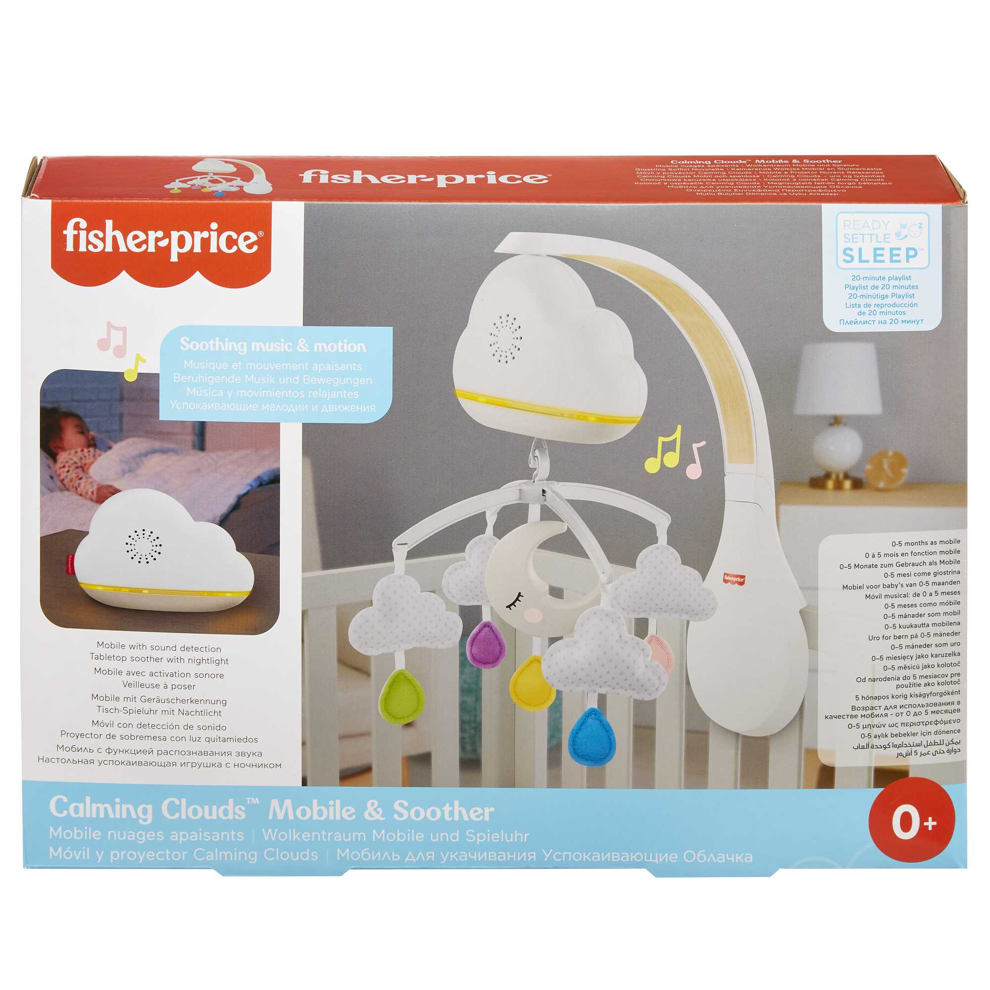 Fisher-Price-Mobile Nuages Apaisants Avec Boîte à Musique