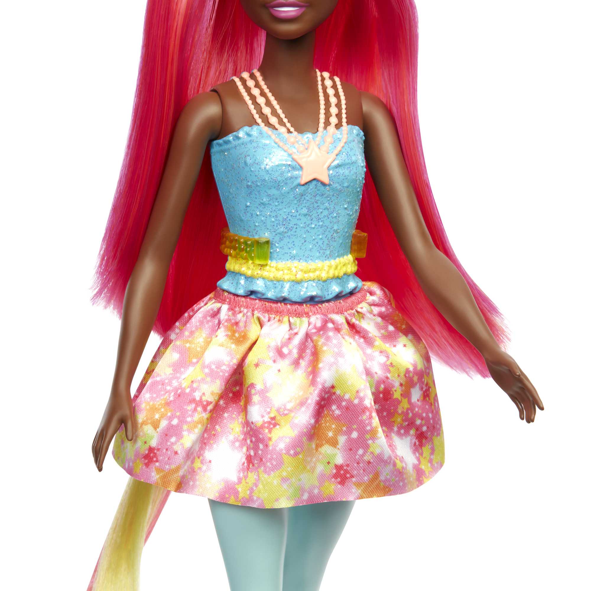 Barbie Dreamtopia Unicorn Doll In Rainbow Look, Toy For 3 Year Olds & Up