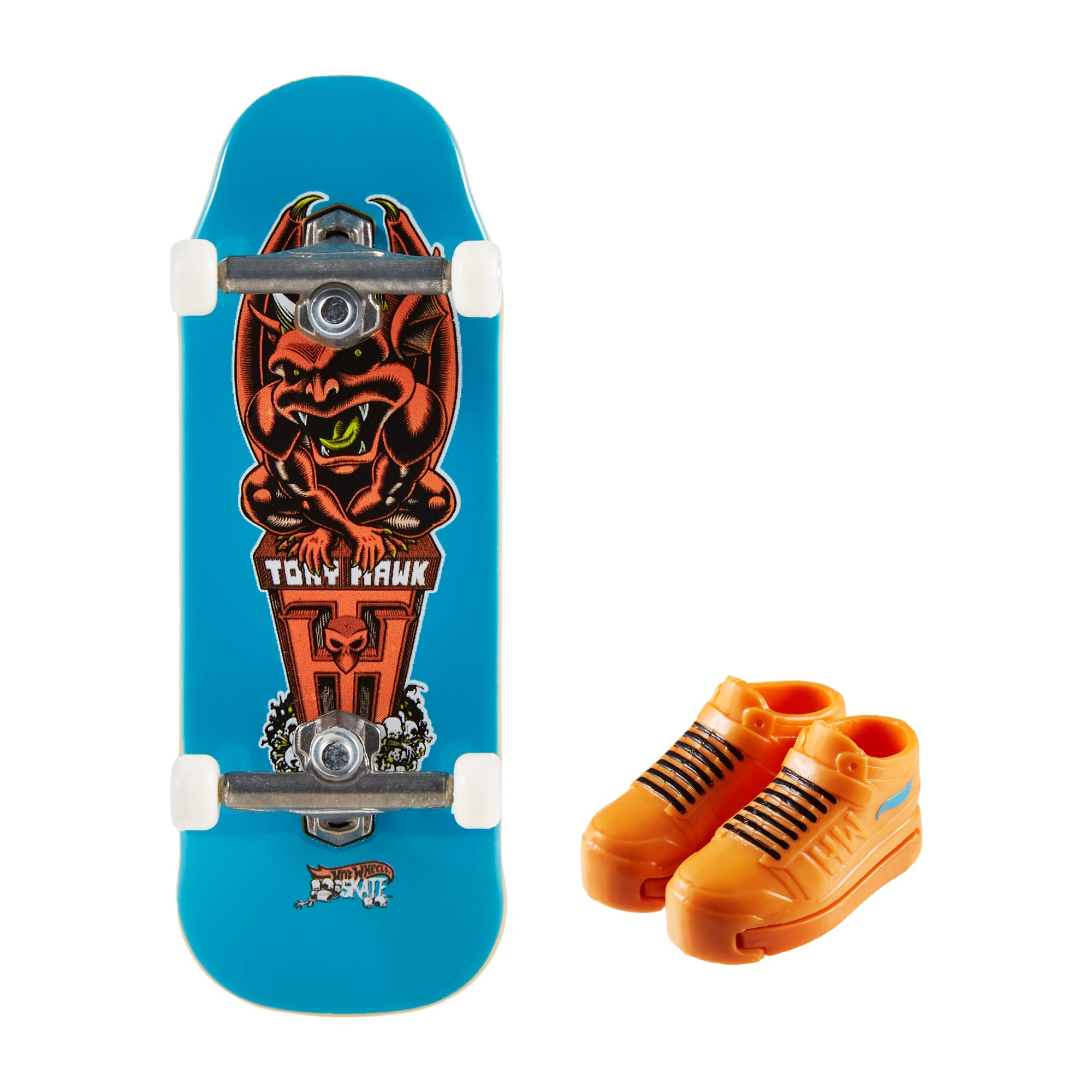 Hot Wheels Skate Vehículo de Juguete Patineta Gargoyle Guardian™ con Tenis