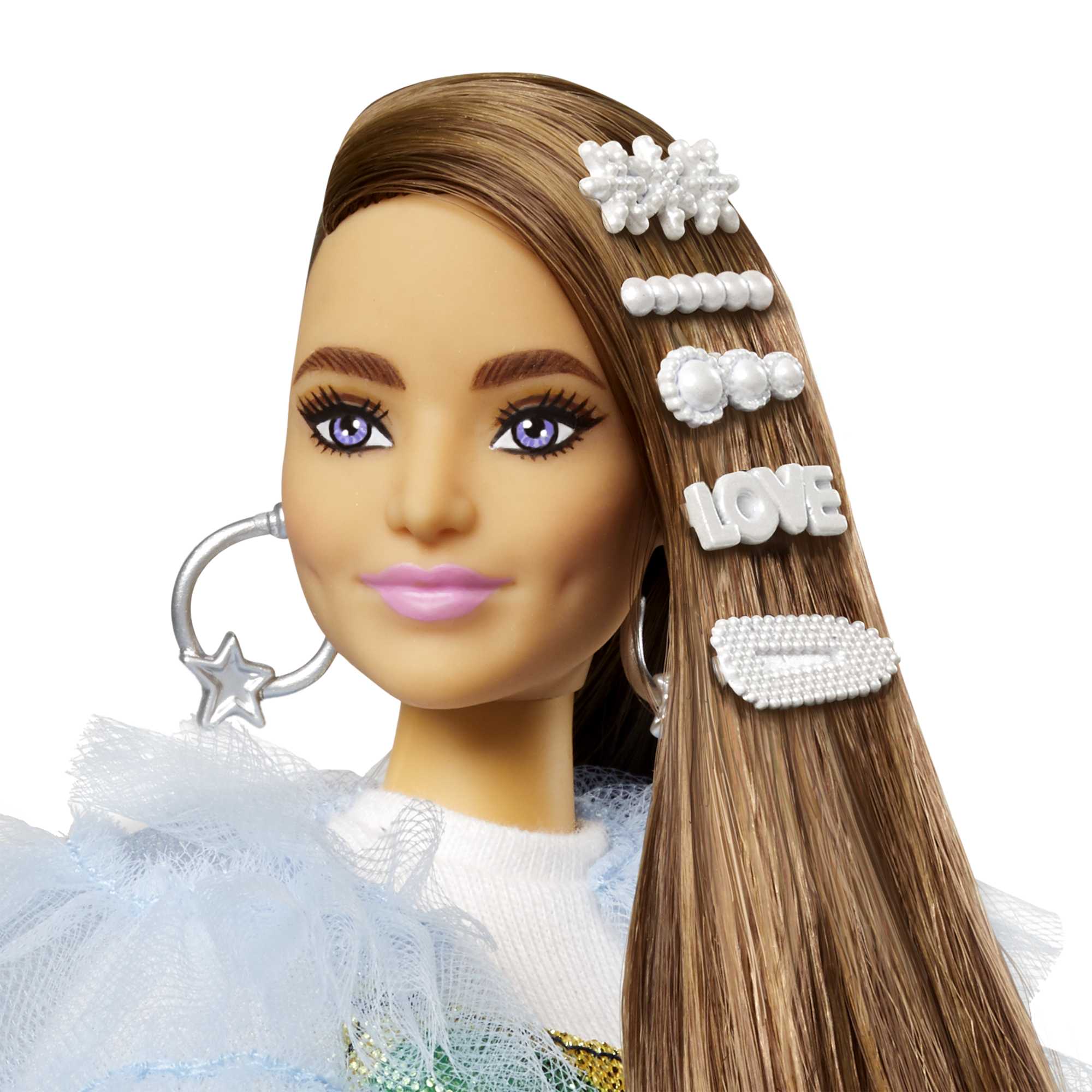 Barbie extra - poupée tresses blondes multicolore Mattel