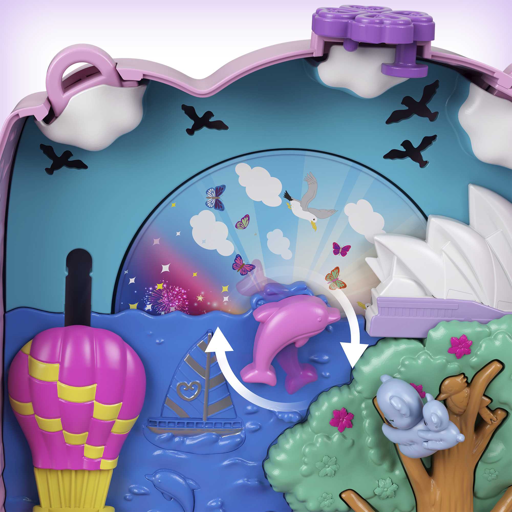 Polly Pocket Conjunto de Brinquedo Estojo de Koala
