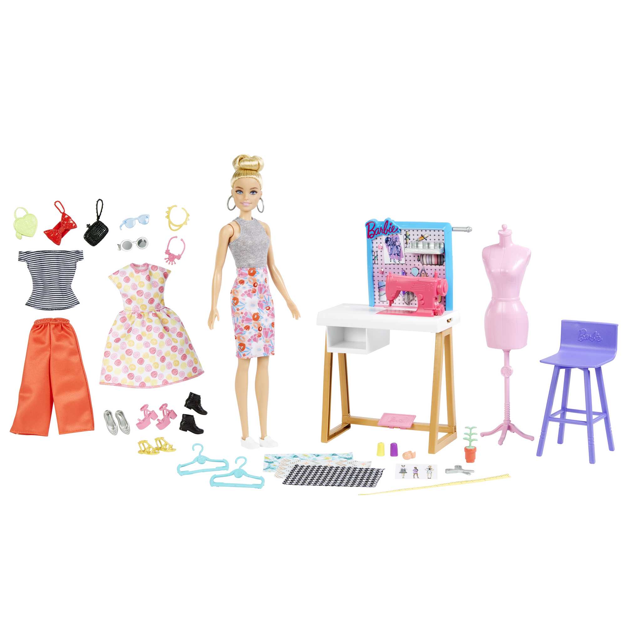 Fingerhut - Mattel Barbie Fabric Fashion Press