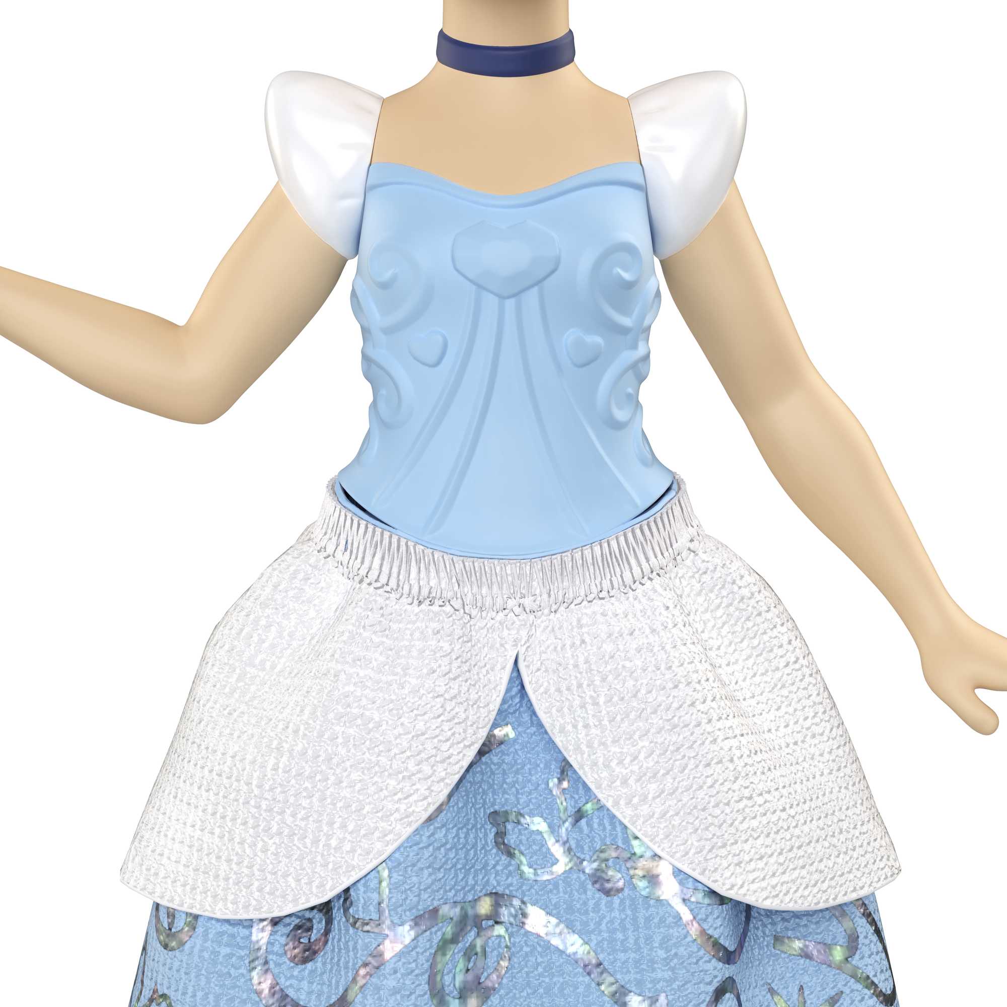 Disney Princesa Boneca Mini Cinderela 9cm