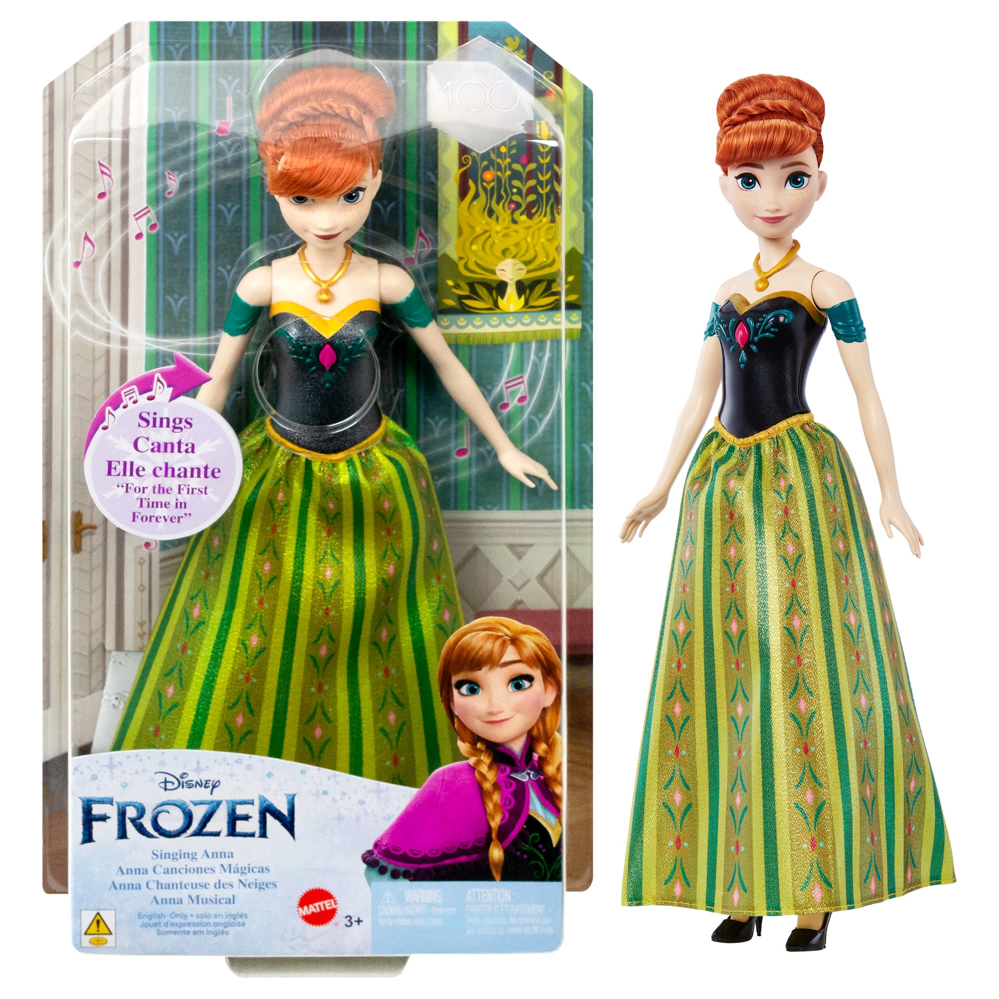 Disney La Reine des Neiges Poupée Anna Chantante | Mattel