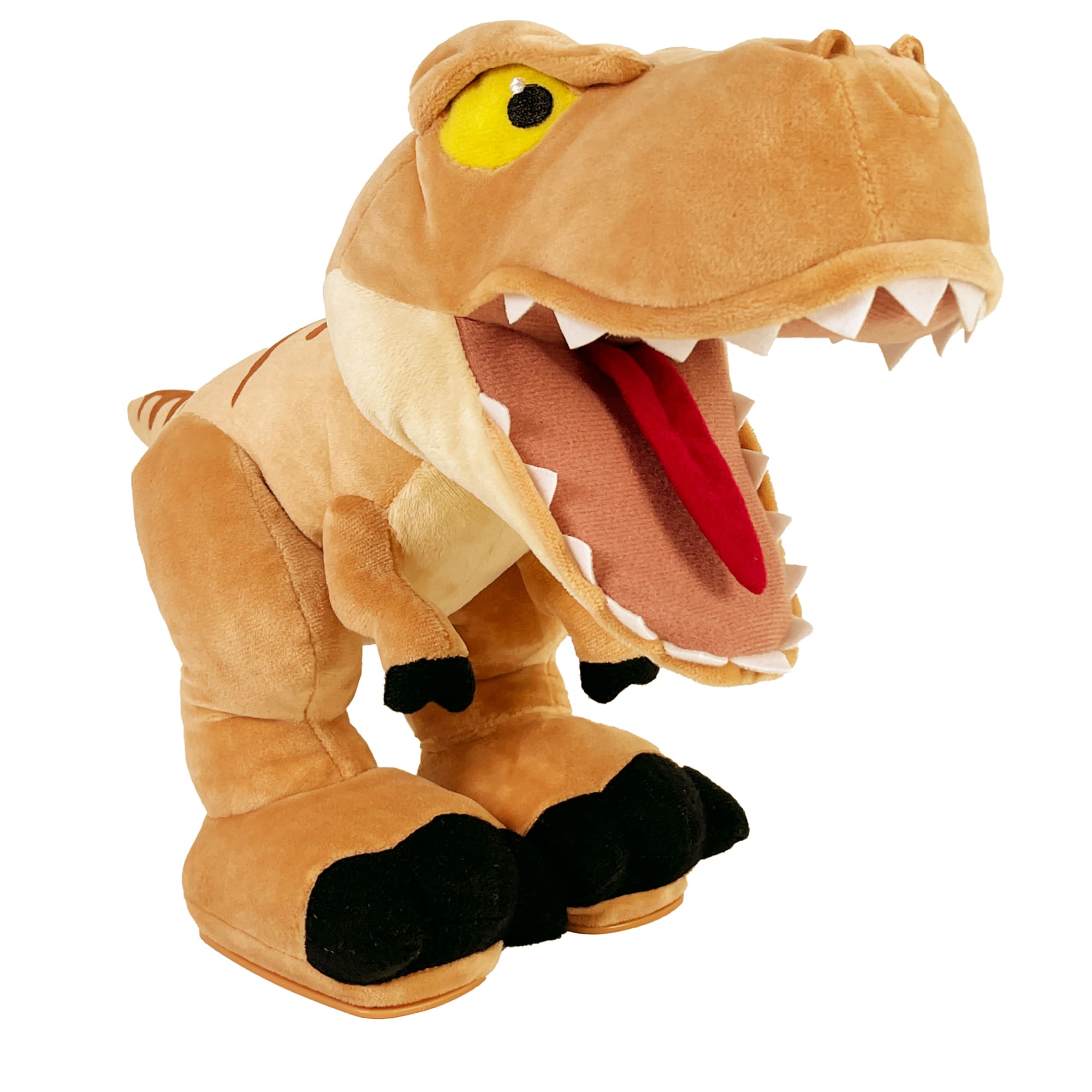 Jurassic World Tyrannosaurus T Rex Plush Dinosaur Soft Toy With Chomp And Sound