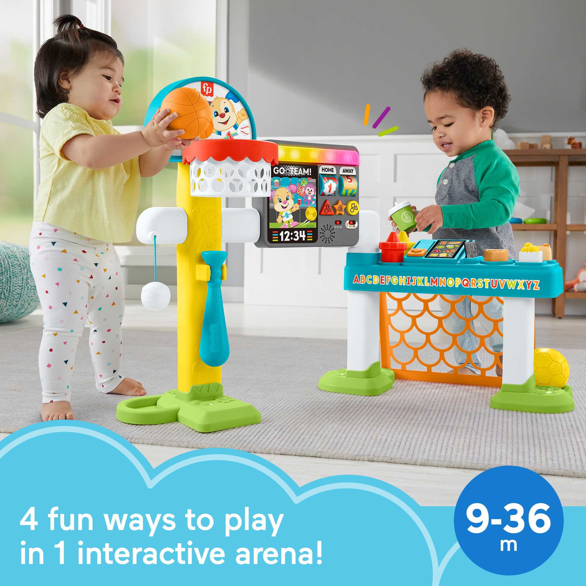 Laugh & Learn 4-in-1 Game Experience Sports Playset