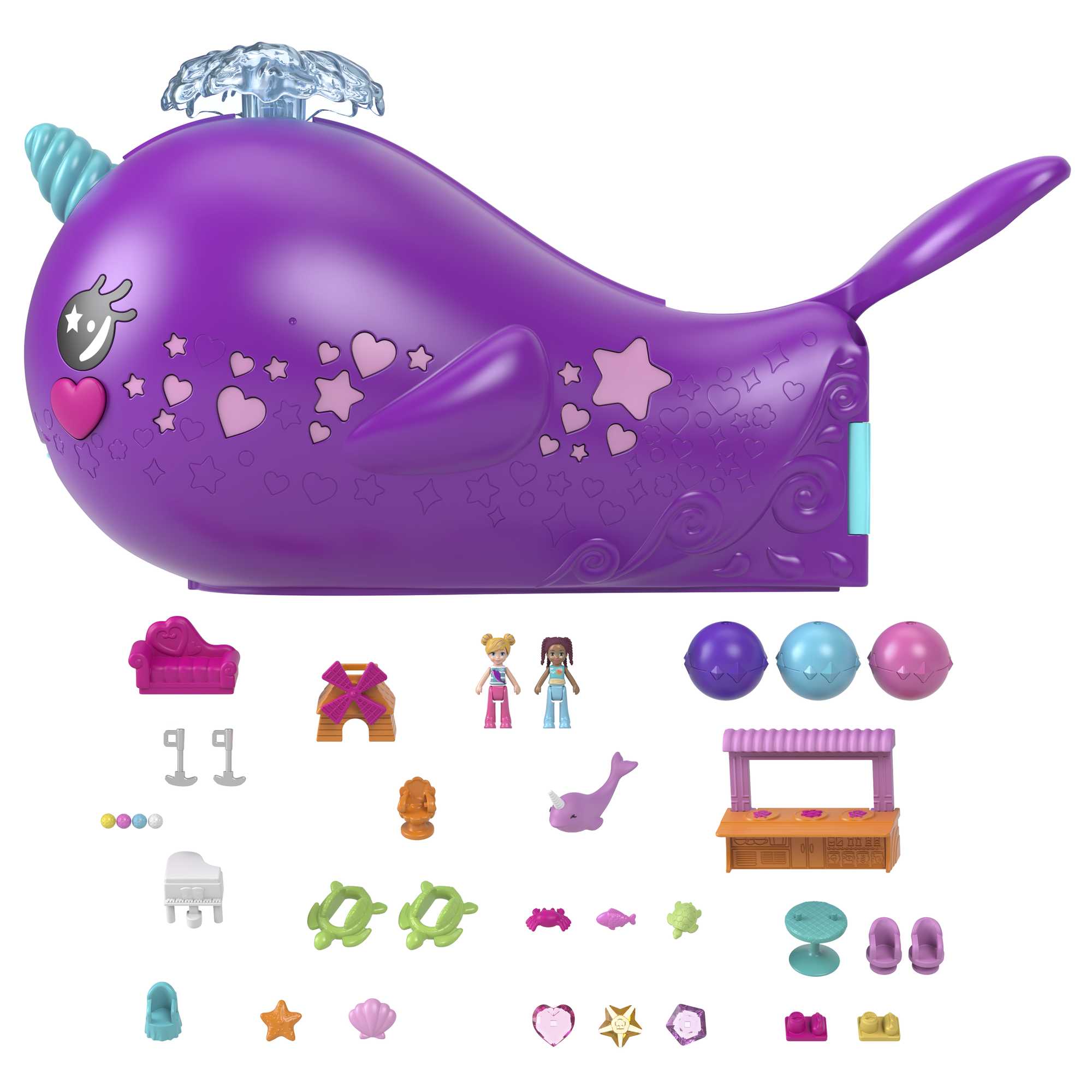 Polly Pocket Coffret Bateau Les Aventures du Narval