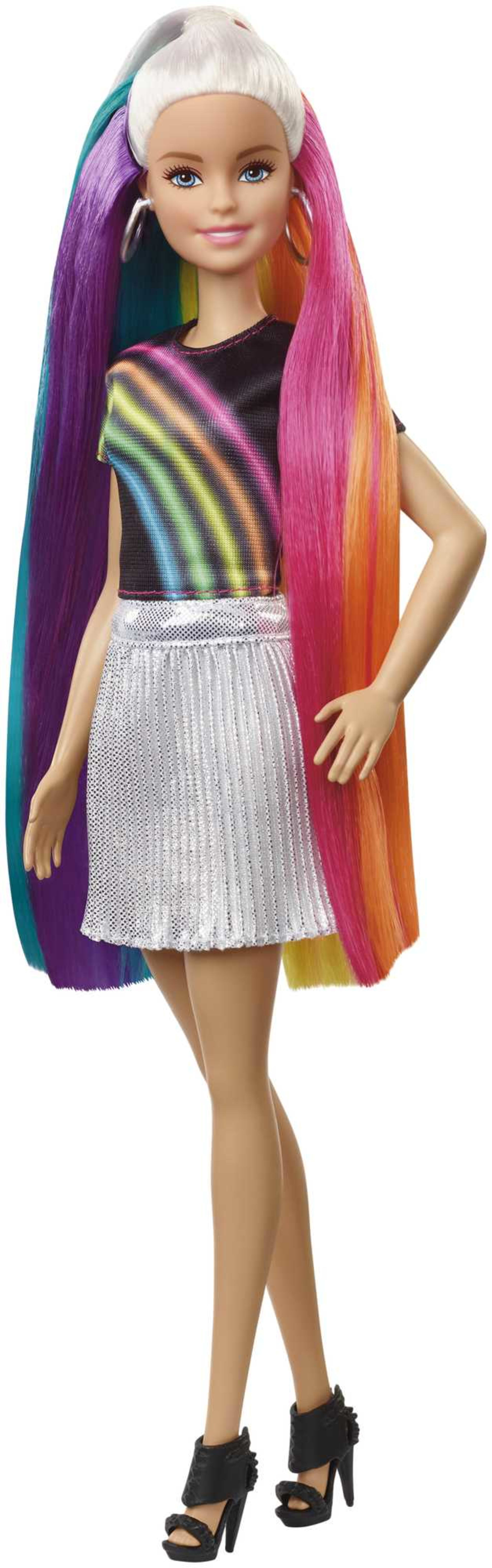 Barbie Rainbow Sparkle Hair – Child's Play