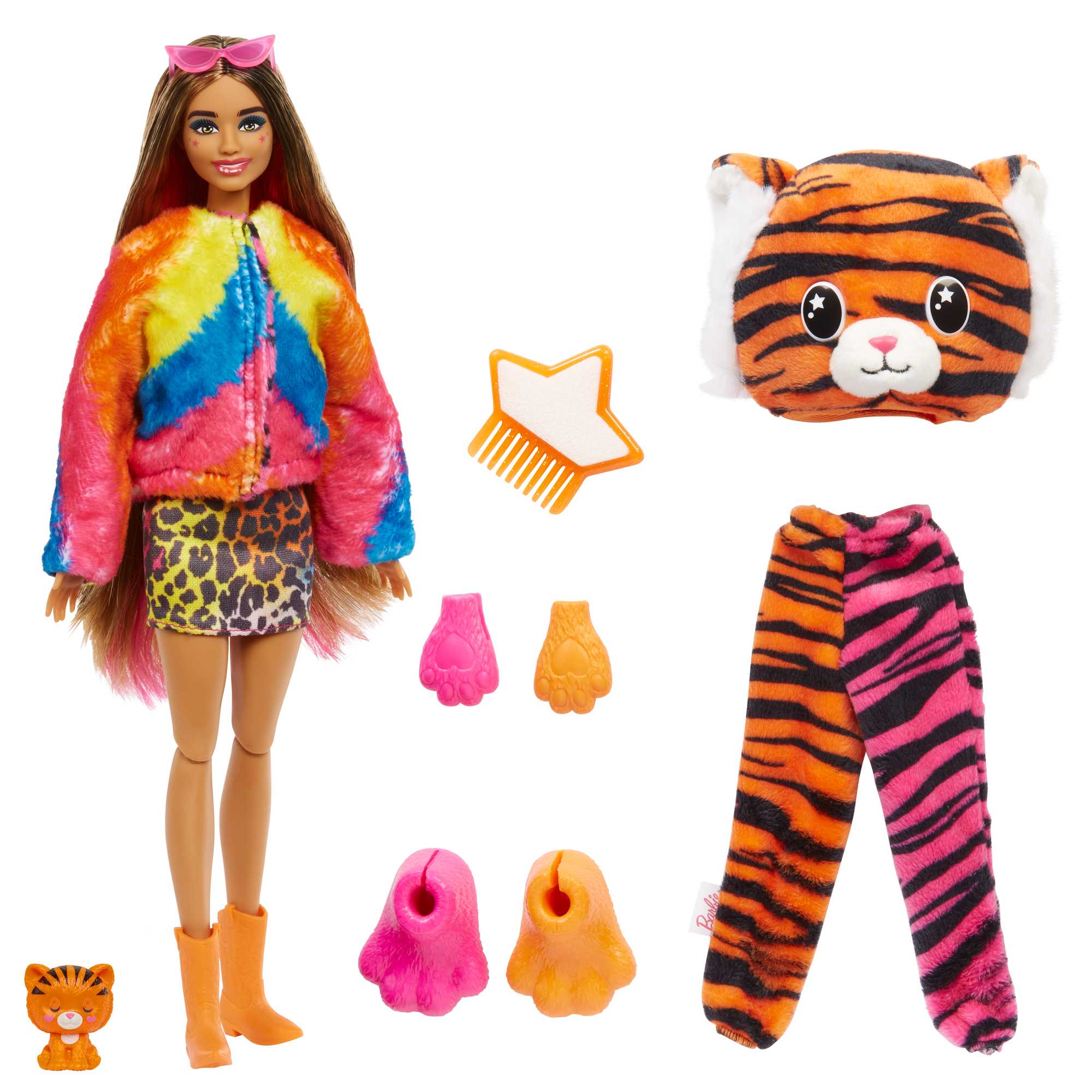 Barbie Cutie Reveal Jungle Series Chelsea Tiger Doll, Dolls