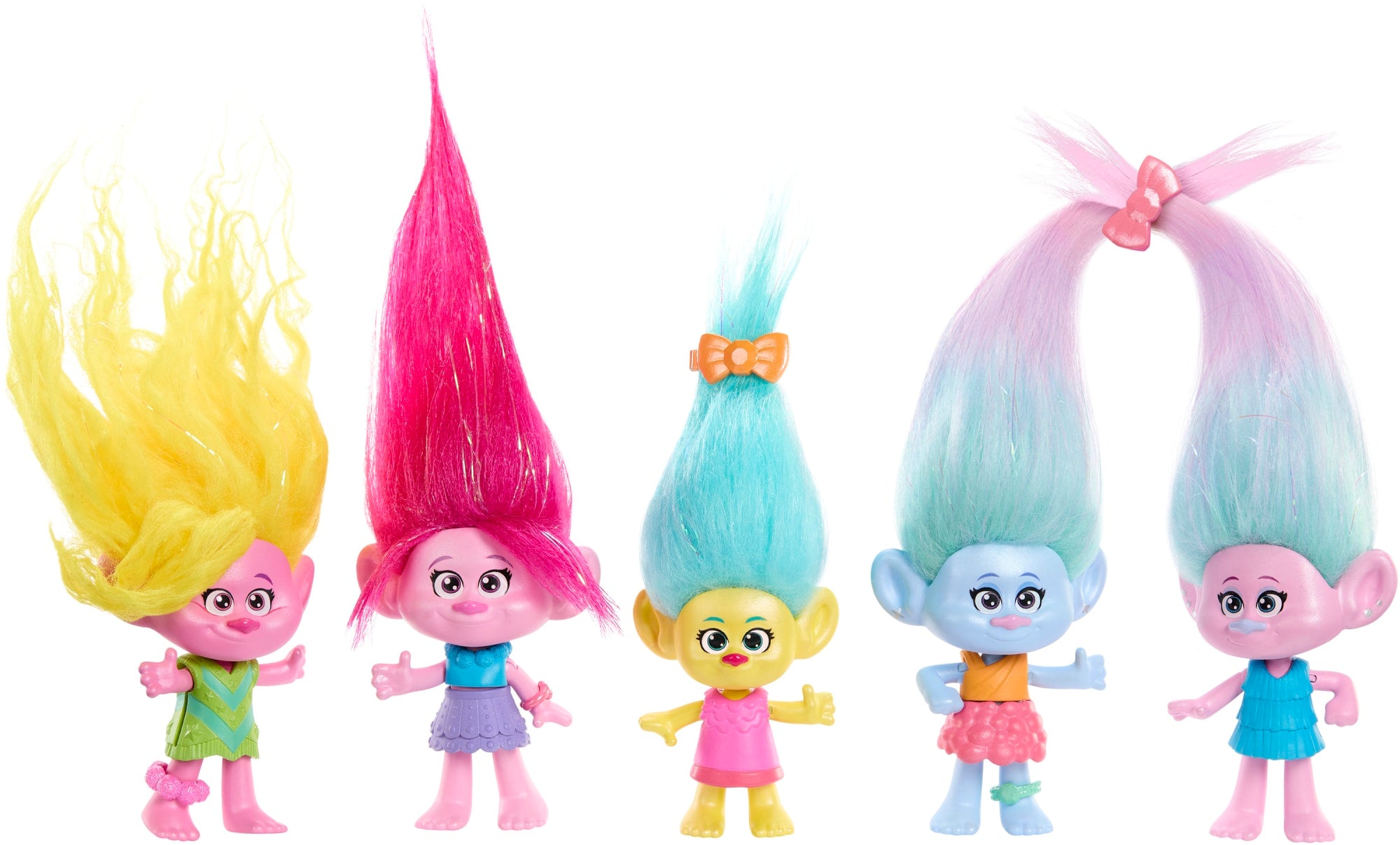 Dreamworks Trolls Band Together Brozone on Tour Small Dolls Set with Stand, Collectible Toy