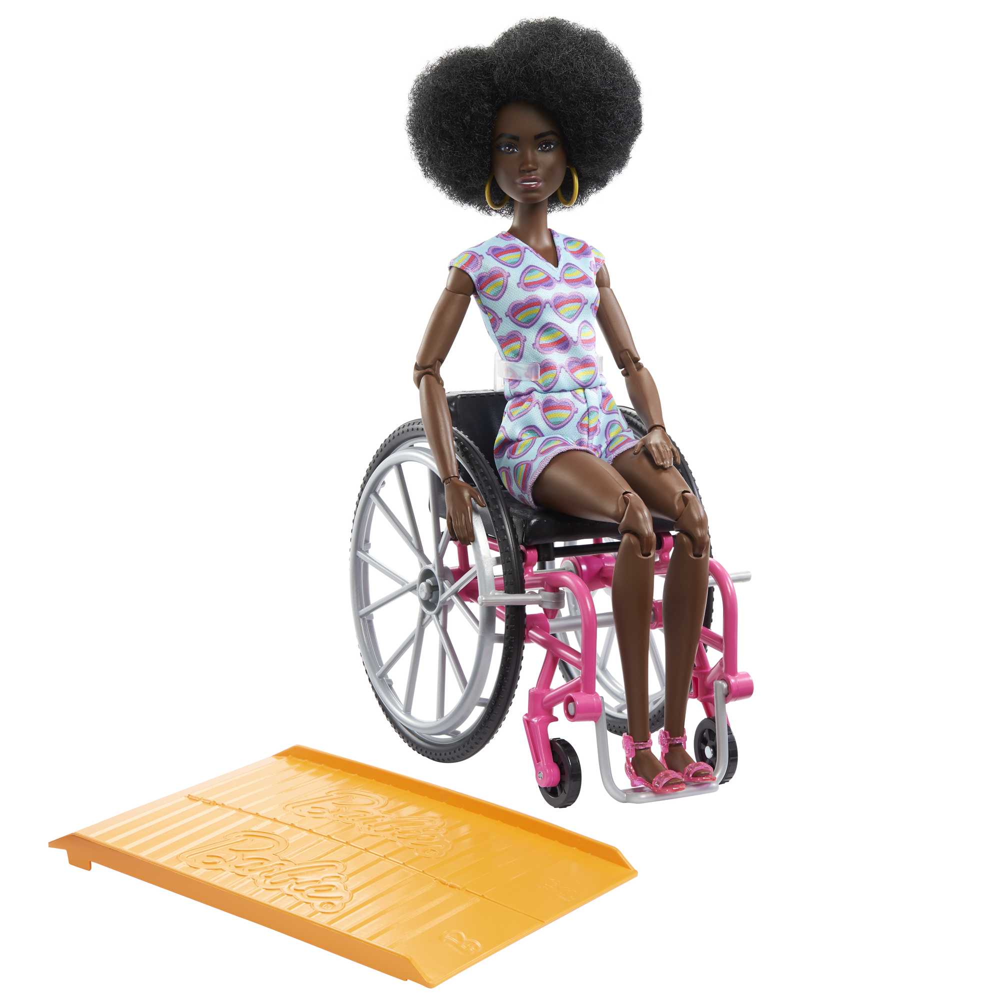 Barbie Fashionistas Poupée Avec Fauteuil Roulant et Rampe