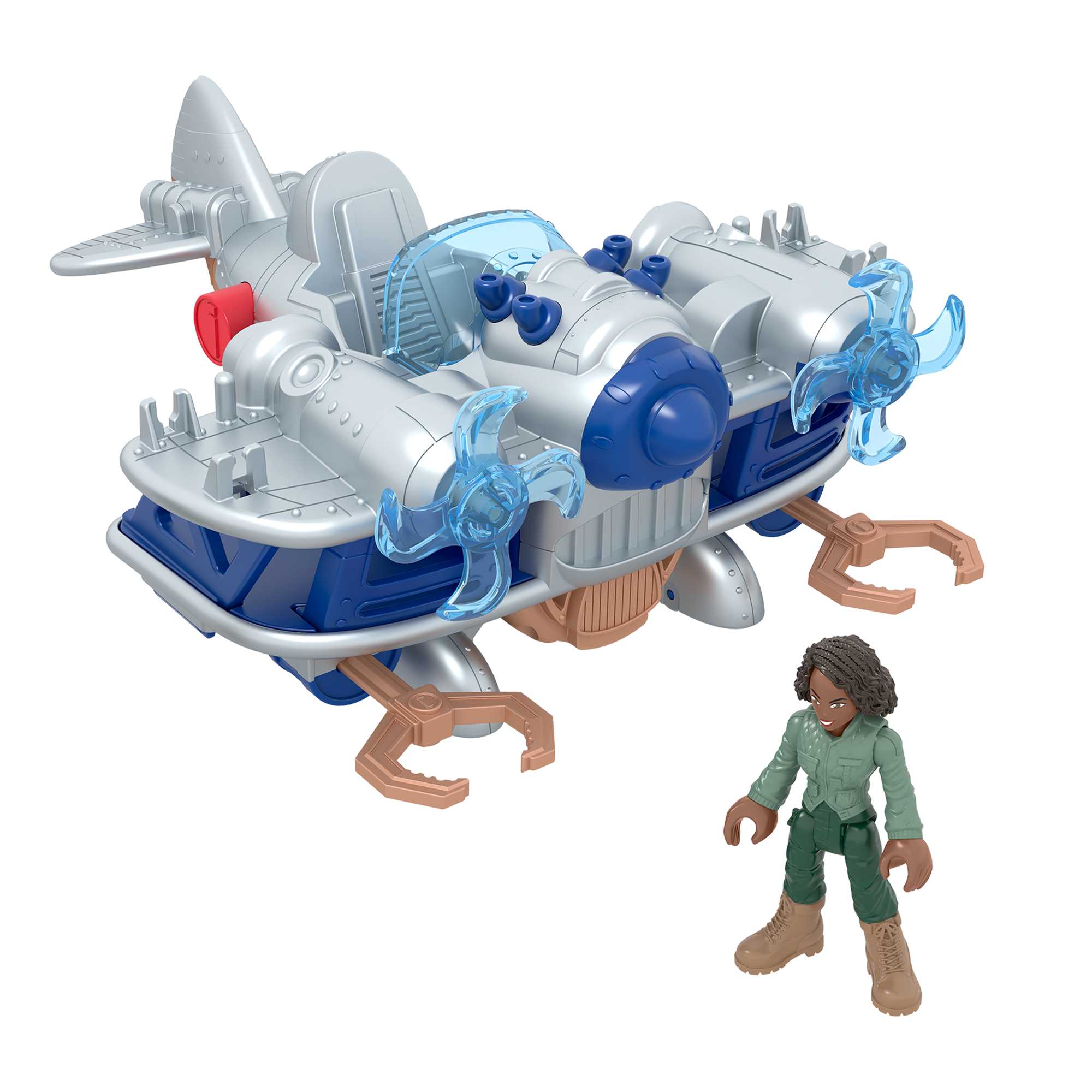 Imaginext Jurassic World Dinosaurio de Juguete Air Tracker™ Kayla & Plane