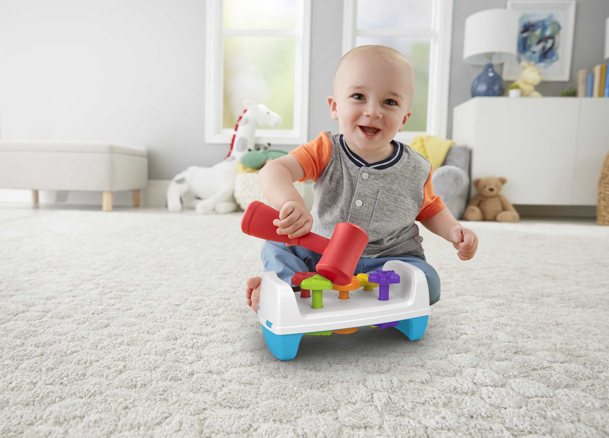 Établi Recto-Verso de Fisher-Price, Jouets à 2 Côtés Pour Bébés et Tout-Petits