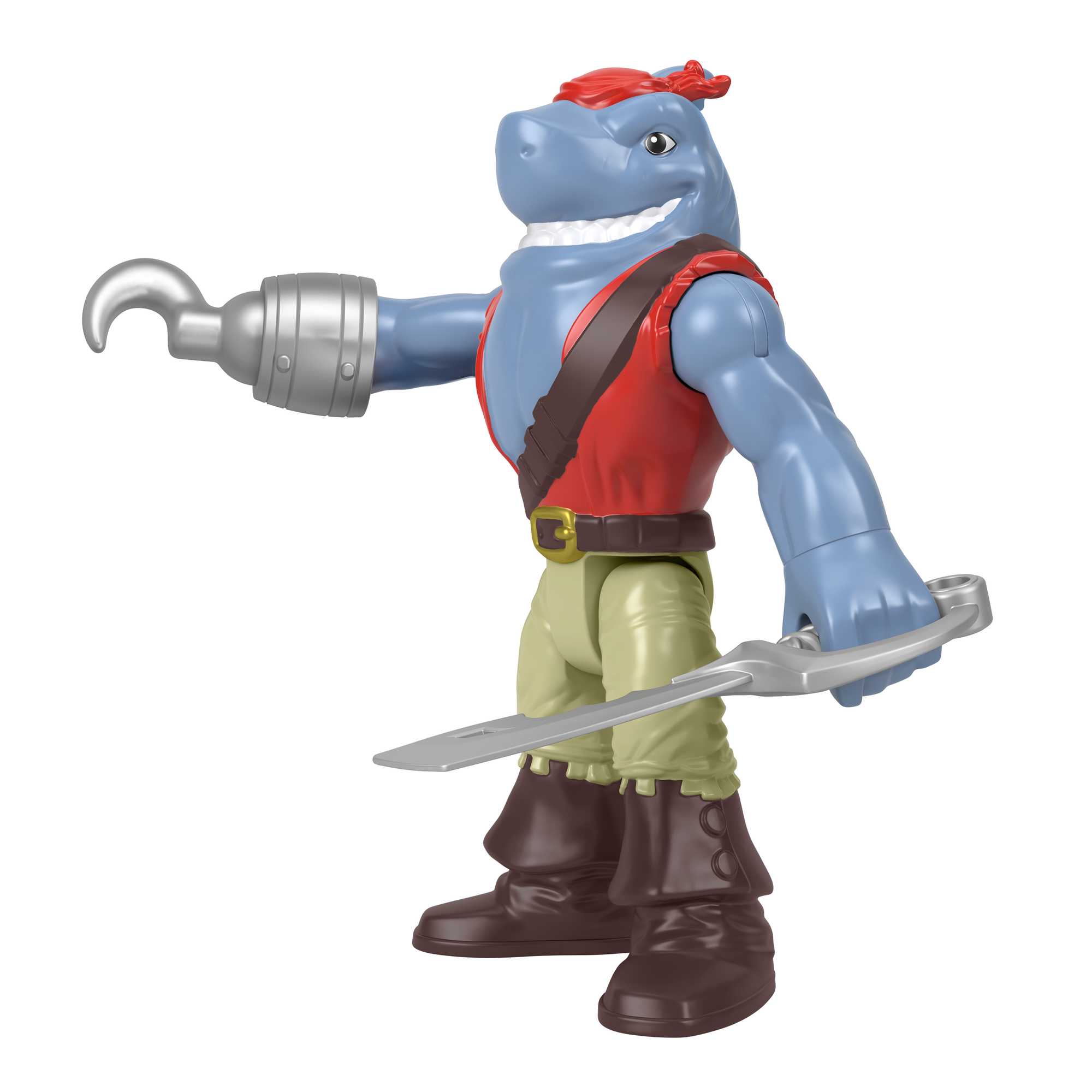 Imaginext Core Figura de Acción XL Tiburon Pirata